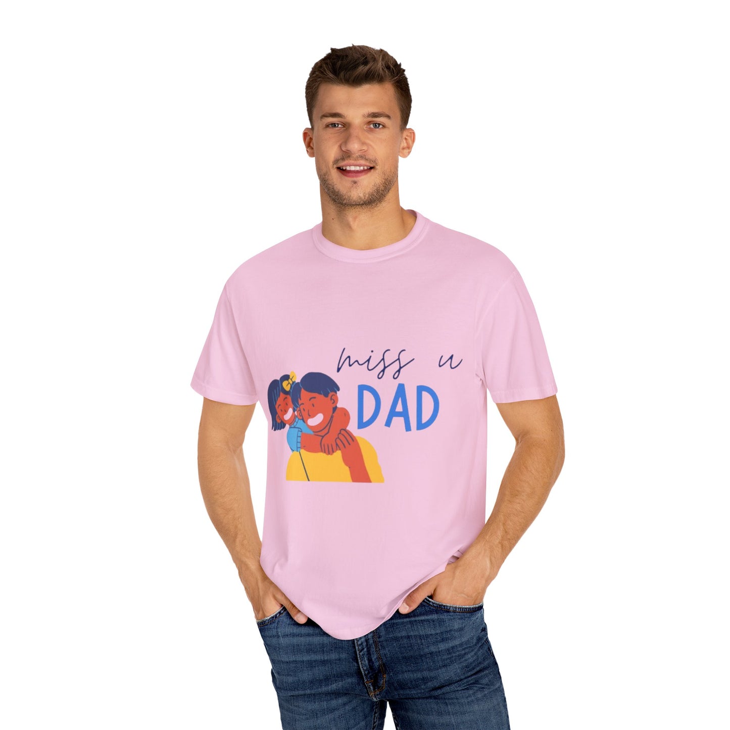 Father's Day T-Shirt, Unisex Garment-Dyed T-Shirt, Gift for Dad, Casual Wear, Family Reunion, Summer Outing, Dad Shirt