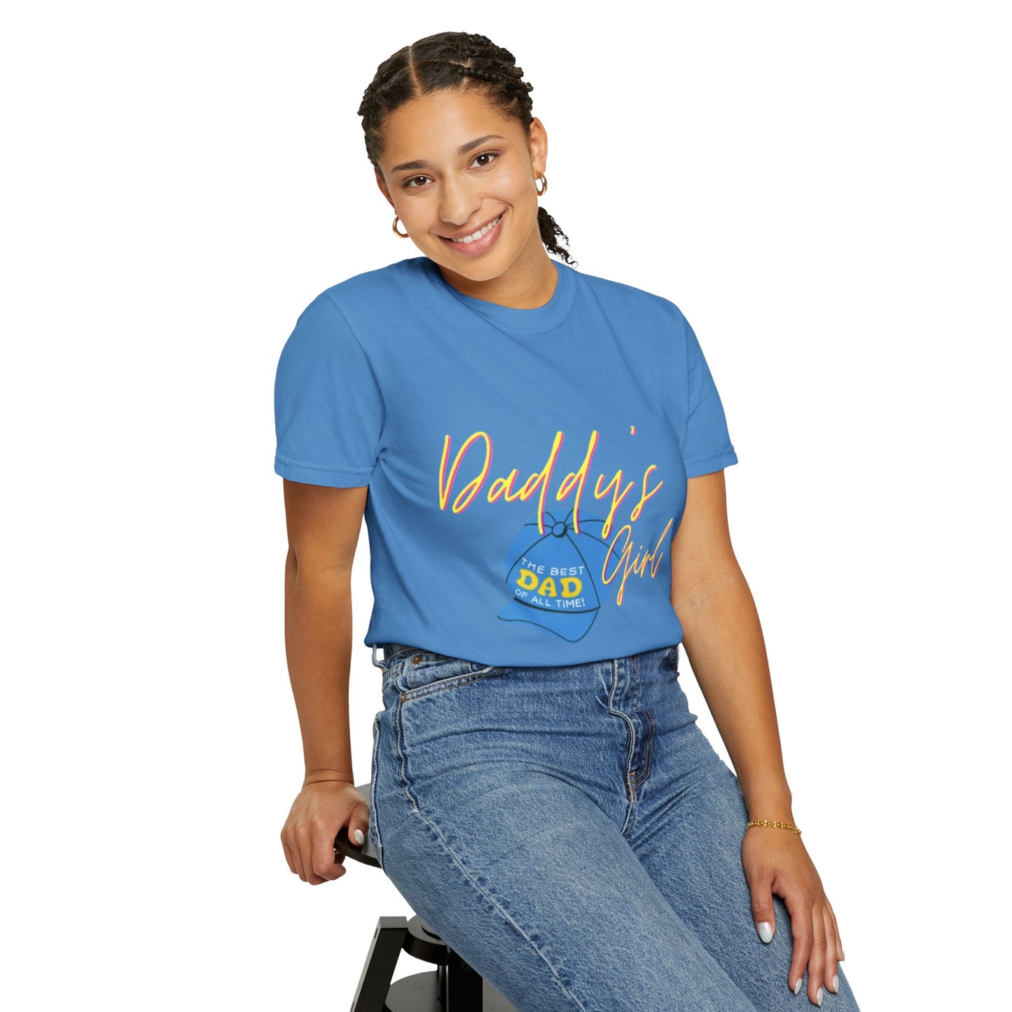 Father's Day Tshirt Gift, Daddy's Girl T-Shirt, Unisex Garment-Dyed Tee, Perfect Gift for Father's Day or Birthday, Trendy Casual Wear, Comfortable Everyday Style