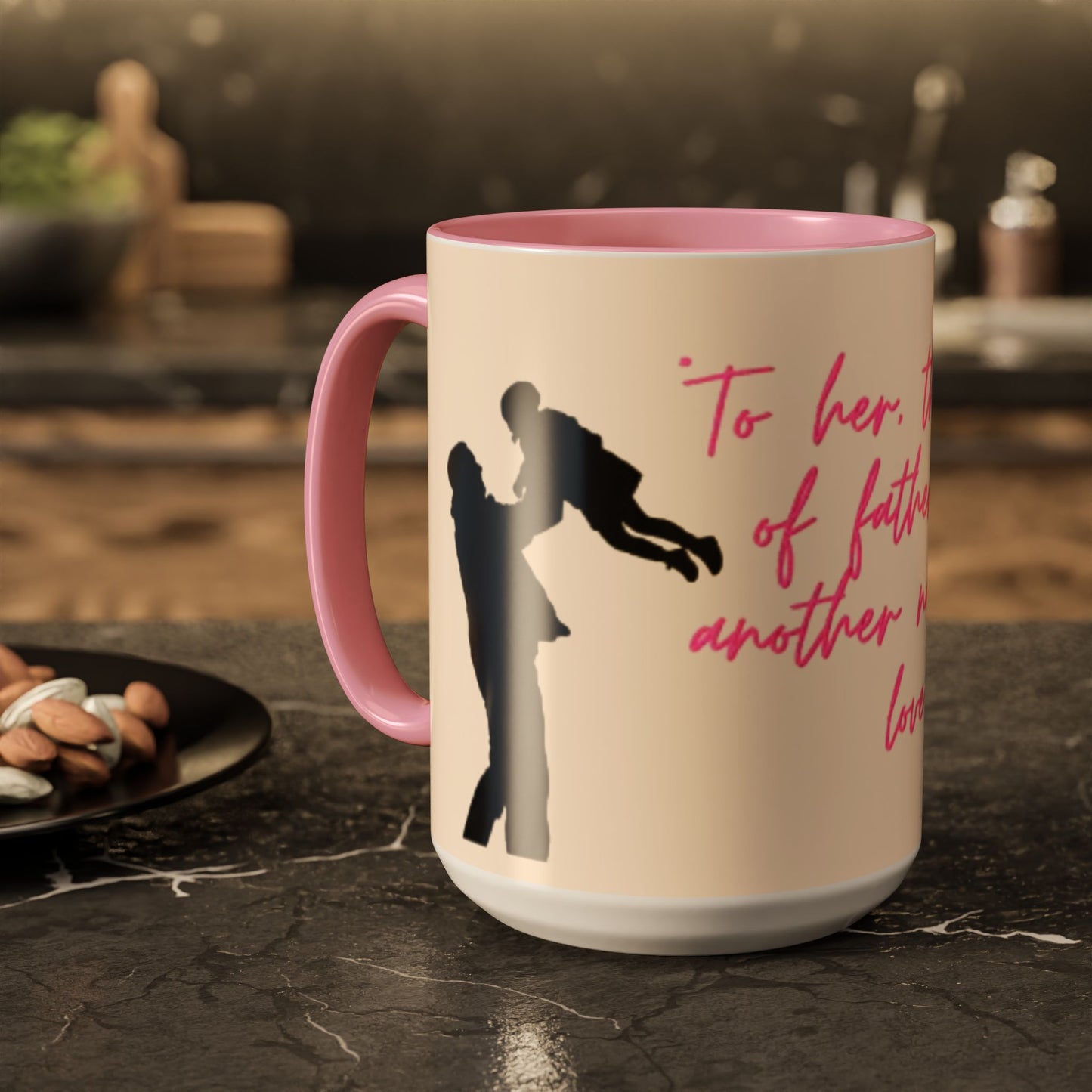Father's Day Gift Mug, Colorful Inspirational Mug for Dads, Unique Father’s Day Gift, Heartfelt Coffee Cup, Ceramic Tea Mug, Dad Mug with Quote