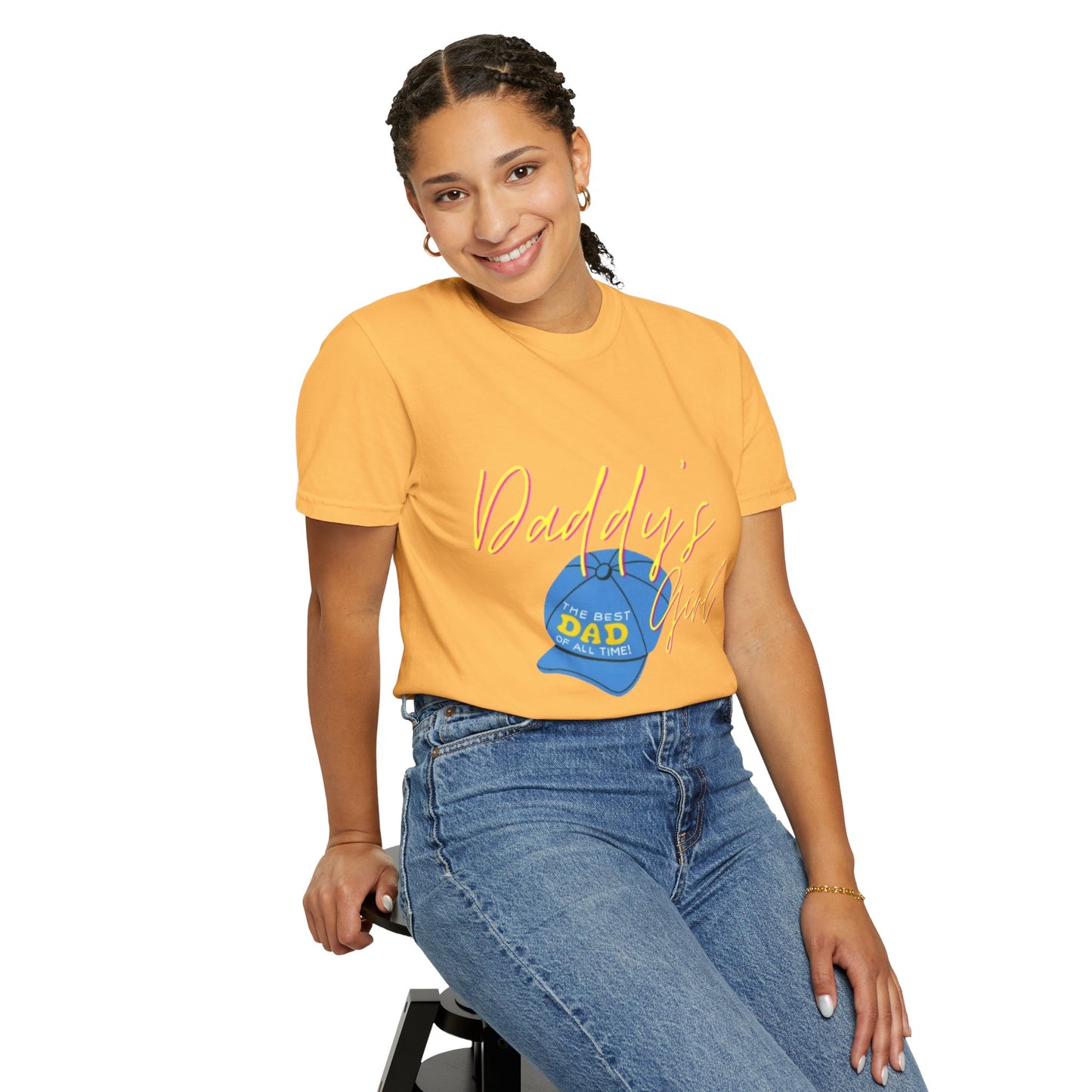 Father's Day Tshirt Gift, Daddy's Girl T-Shirt, Unisex Garment-Dyed Tee, Perfect Gift for Father's Day or Birthday, Trendy Casual Wear, Comfortable Everyday Style