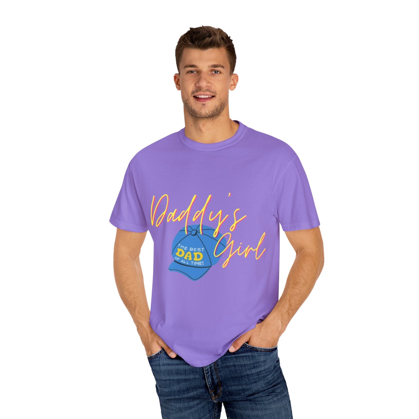 Father's Day Tshirt Gift, Daddy's Girl T-Shirt, Unisex Garment-Dyed Tee, Perfect Gift for Father's Day or Birthday, Trendy Casual Wear, Comfortable Everyday Style