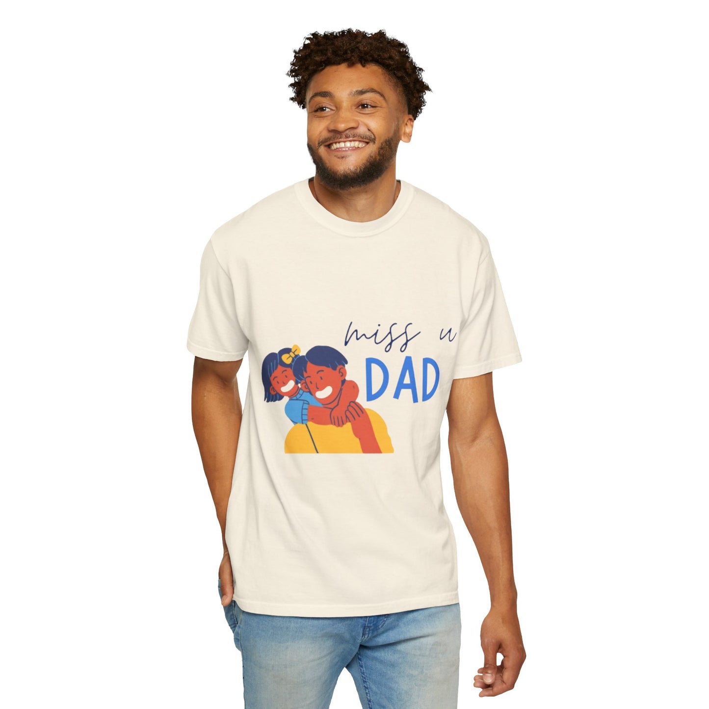 Father's Day T-Shirt, Unisex Garment-Dyed T-Shirt, Gift for Dad, Casual Wear, Family Reunion, Summer Outing, Dad Shirt