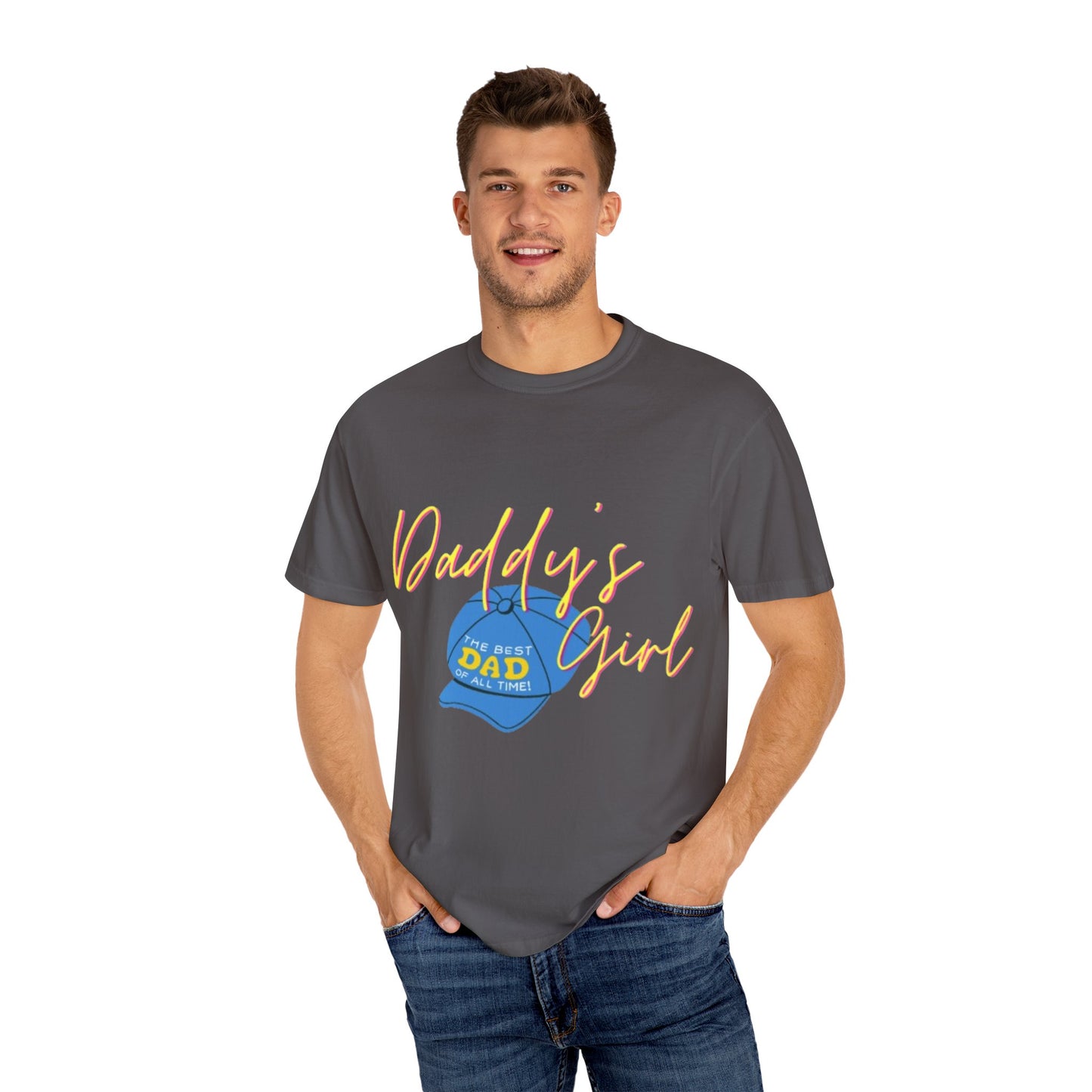 Father's Day Tshirt Gift, Daddy's Girl T-Shirt, Unisex Garment-Dyed Tee, Perfect Gift for Father's Day or Birthday, Trendy Casual Wear, Comfortable Everyday Style
