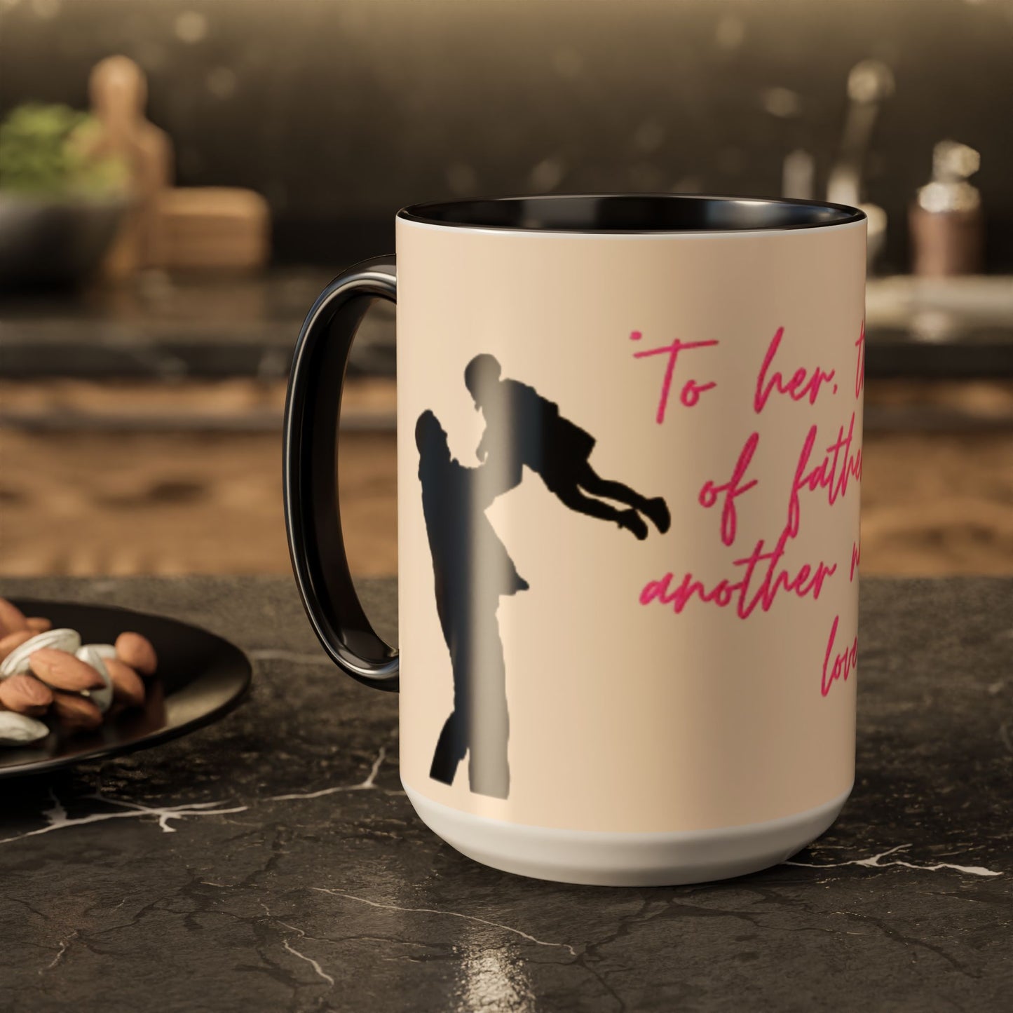 Father's Day Gift Mug, Colorful Inspirational Mug for Dads, Unique Father’s Day Gift, Heartfelt Coffee Cup, Ceramic Tea Mug, Dad Mug with Quote