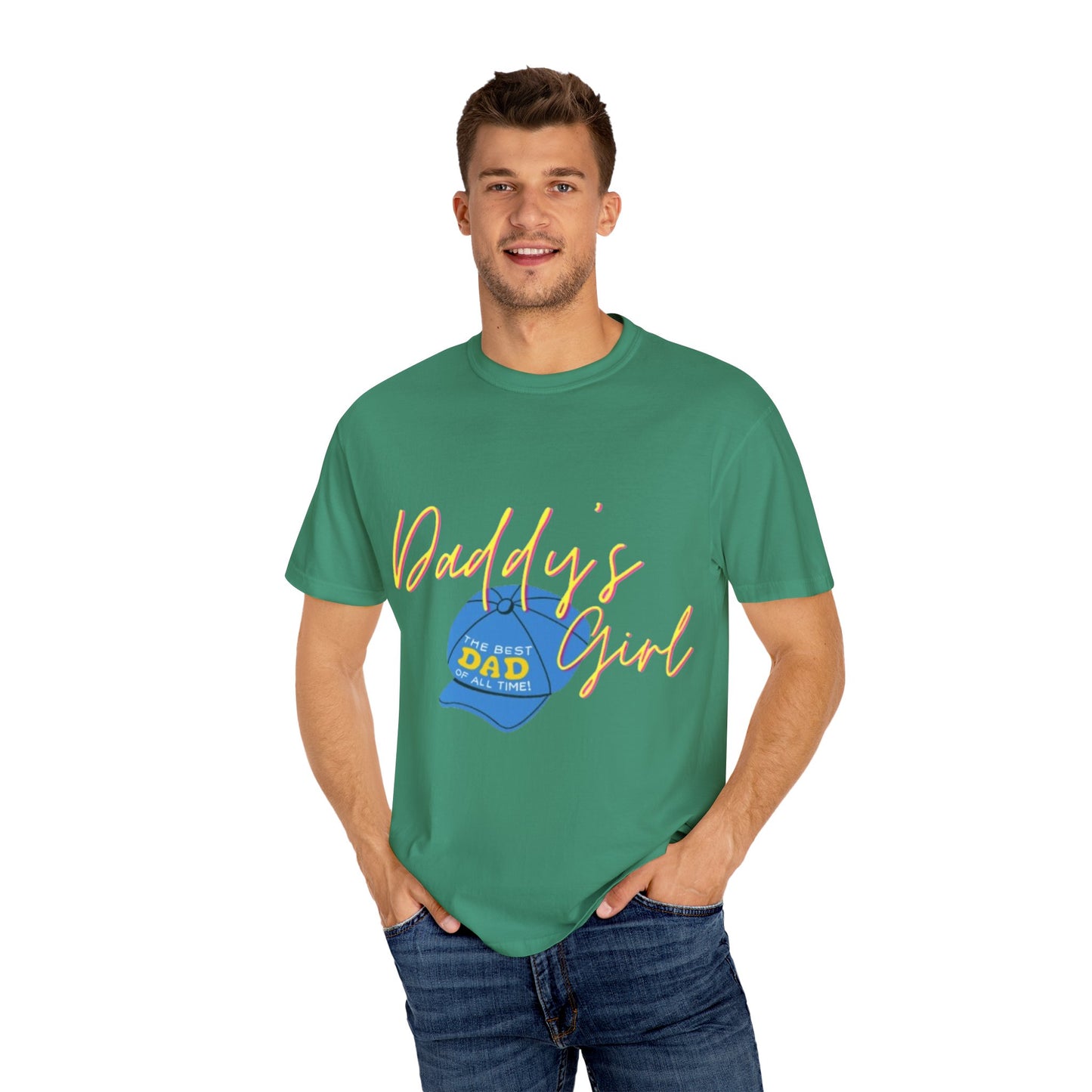 Father's Day Tshirt Gift, Daddy's Girl T-Shirt, Unisex Garment-Dyed Tee, Perfect Gift for Father's Day or Birthday, Trendy Casual Wear, Comfortable Everyday Style
