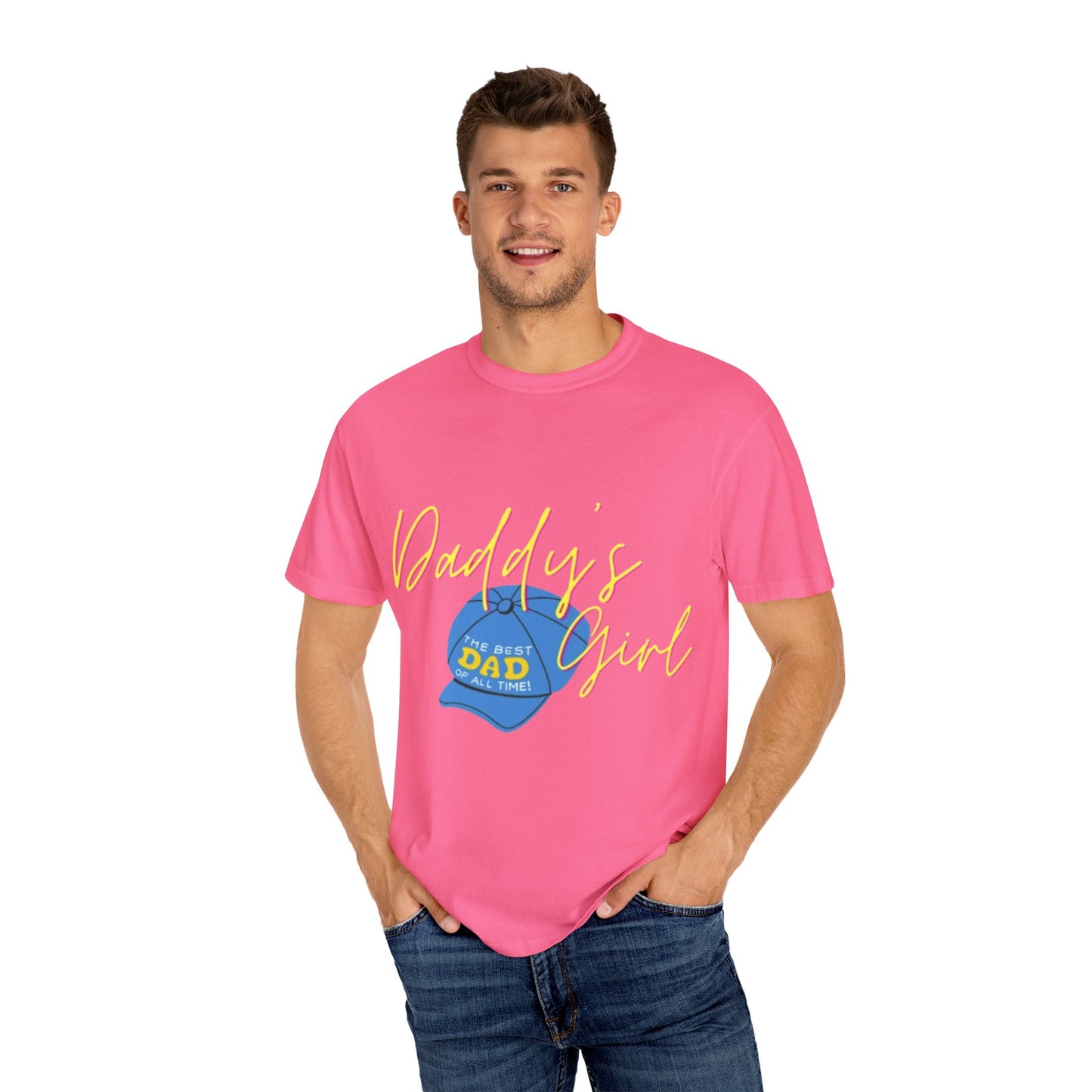 Father's Day Tshirt Gift, Daddy's Girl T-Shirt, Unisex Garment-Dyed Tee, Perfect Gift for Father's Day or Birthday, Trendy Casual Wear, Comfortable Everyday Style