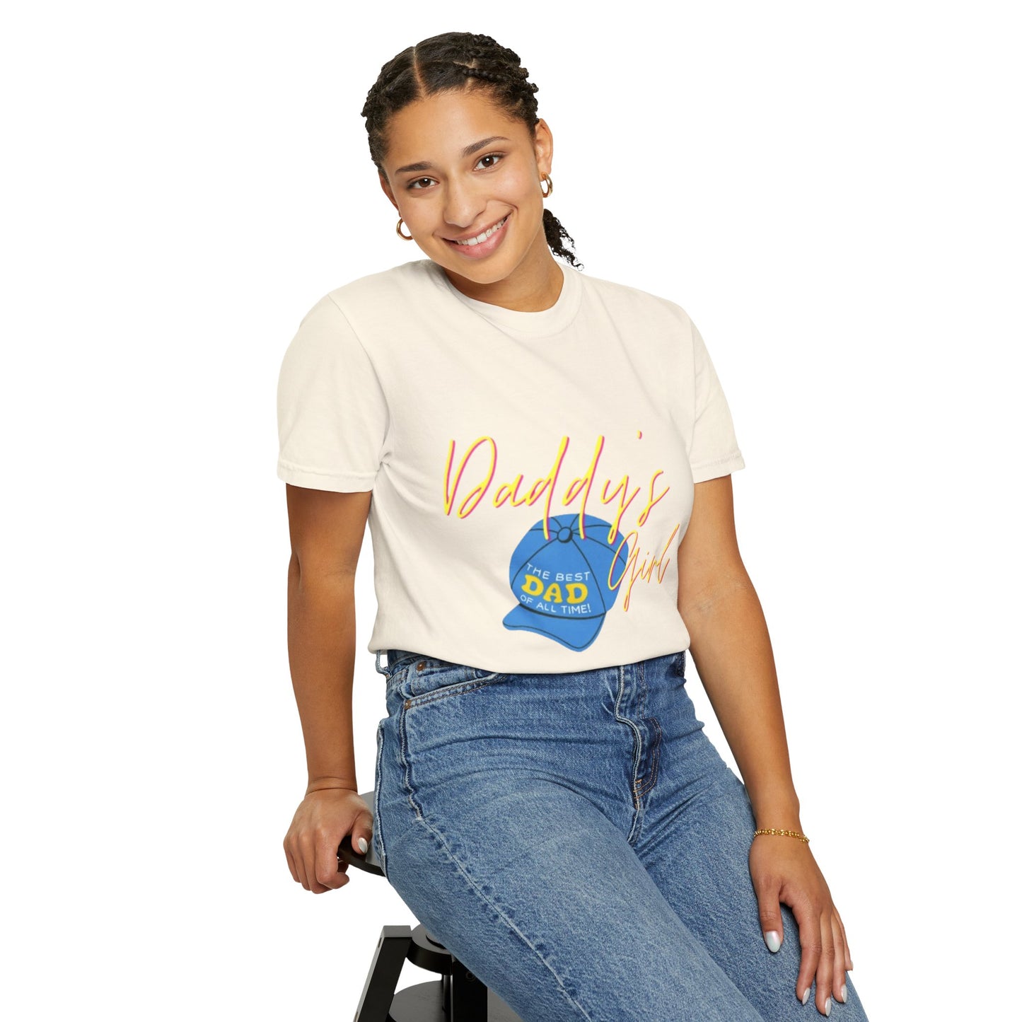 Father's Day Tshirt Gift, Daddy's Girl T-Shirt, Unisex Garment-Dyed Tee, Perfect Gift for Father's Day or Birthday, Trendy Casual Wear, Comfortable Everyday Style