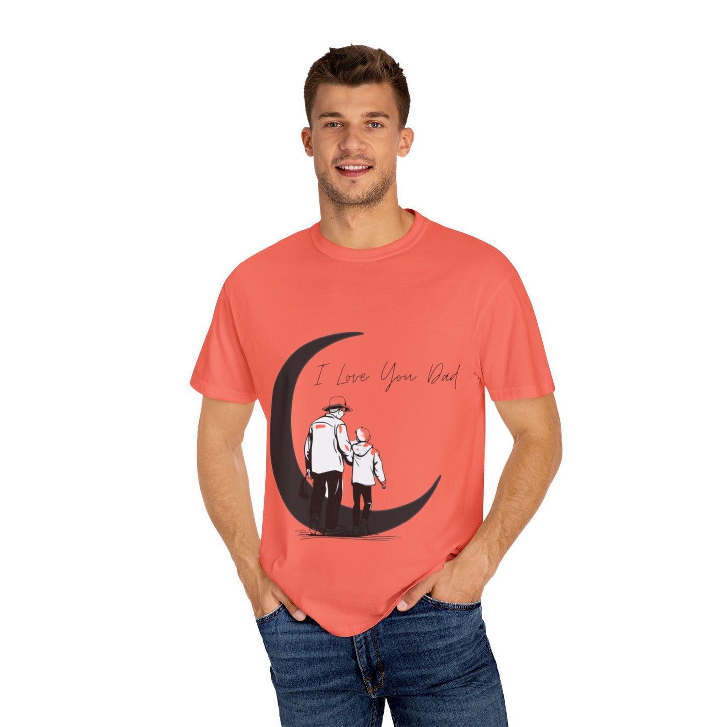 I Love You Dad Unisex T-Shirt | Gift for Father's Day, Dad Birthday Gift, Family Matching Tee, Casual Wear, Love You Dad Tee