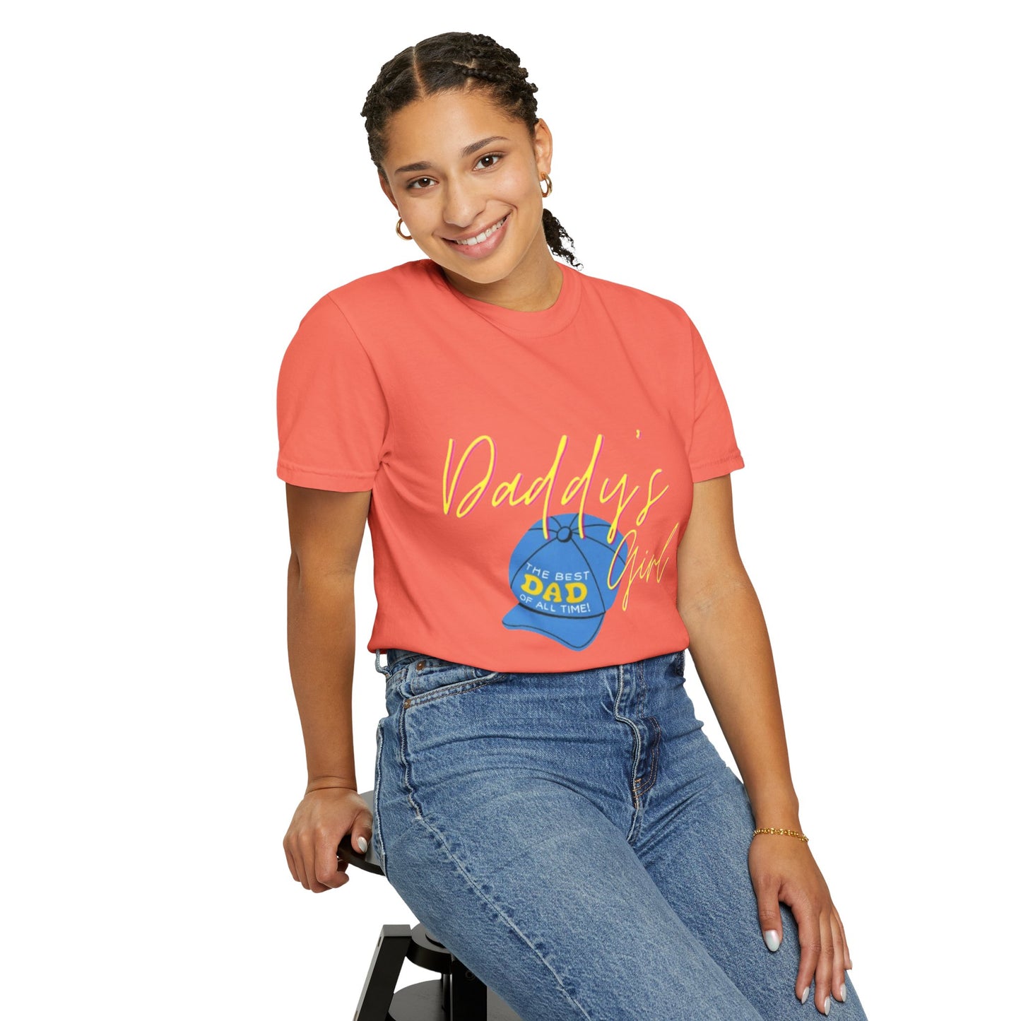 Father's Day Tshirt Gift, Daddy's Girl T-Shirt, Unisex Garment-Dyed Tee, Perfect Gift for Father's Day or Birthday, Trendy Casual Wear, Comfortable Everyday Style