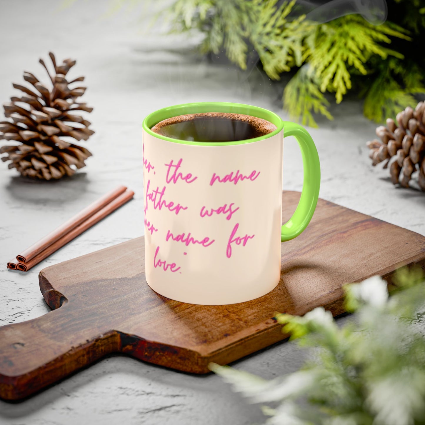 Father's Day Gift Mug, Colorful Inspirational Mug for Dads, Unique Father’s Day Gift, Heartfelt Coffee Cup, Ceramic Tea Mug, Dad Mug with Quote