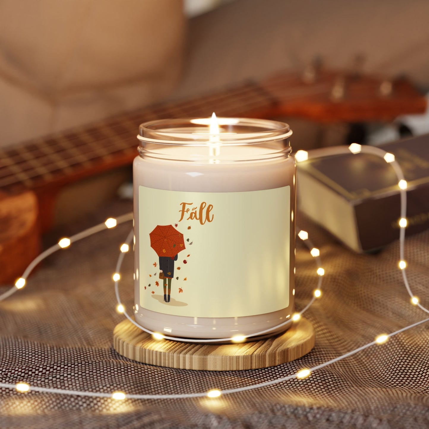 Autumn Bliss Scented Soy Candle, Fall Decor, Cozy Home Fragrance, Gift for Her, Seasonal Candle, Aromatherapy Candle, Elegant Fall Accent