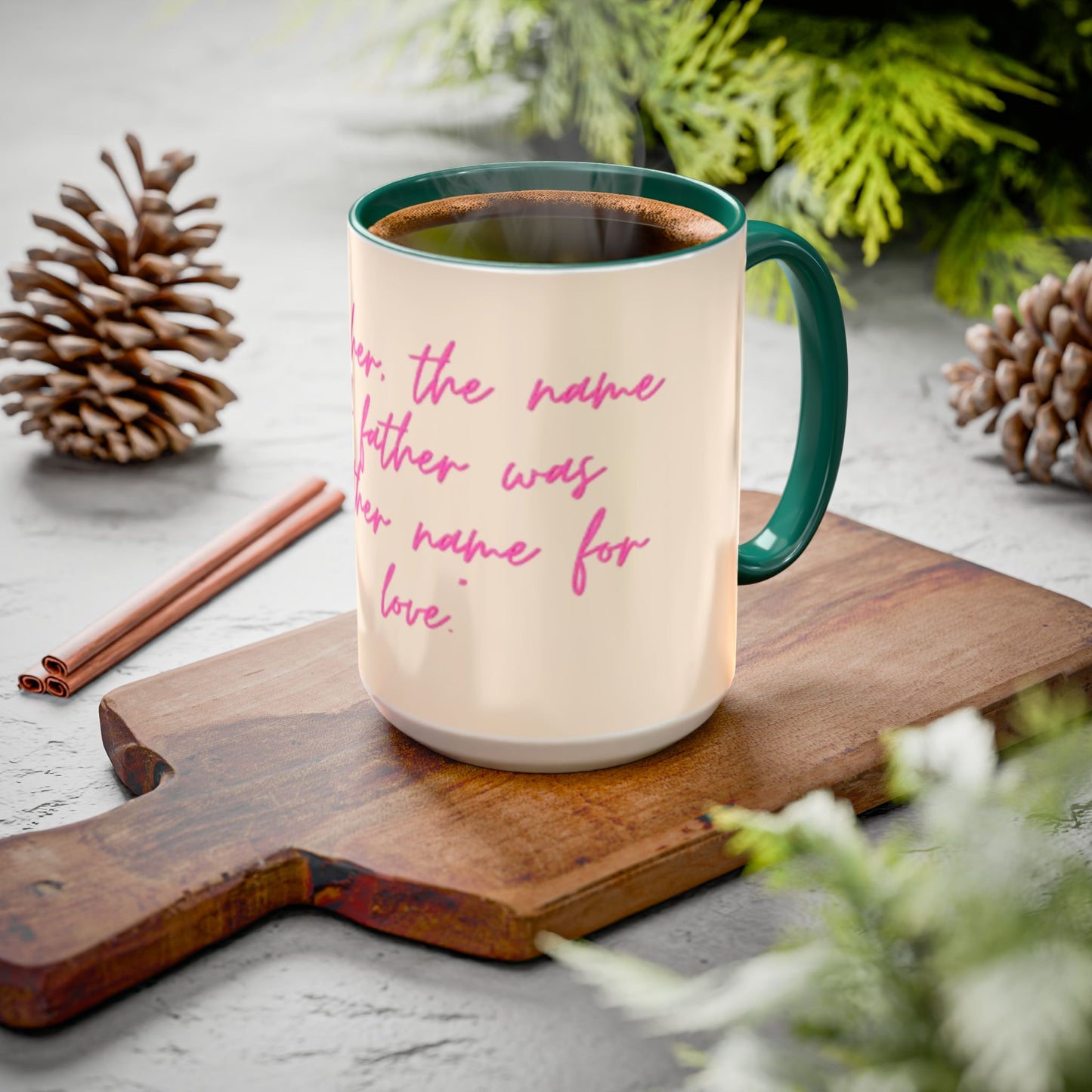 Father's Day Gift Mug, Colorful Inspirational Mug for Dads, Unique Father’s Day Gift, Heartfelt Coffee Cup, Ceramic Tea Mug, Dad Mug with Quote