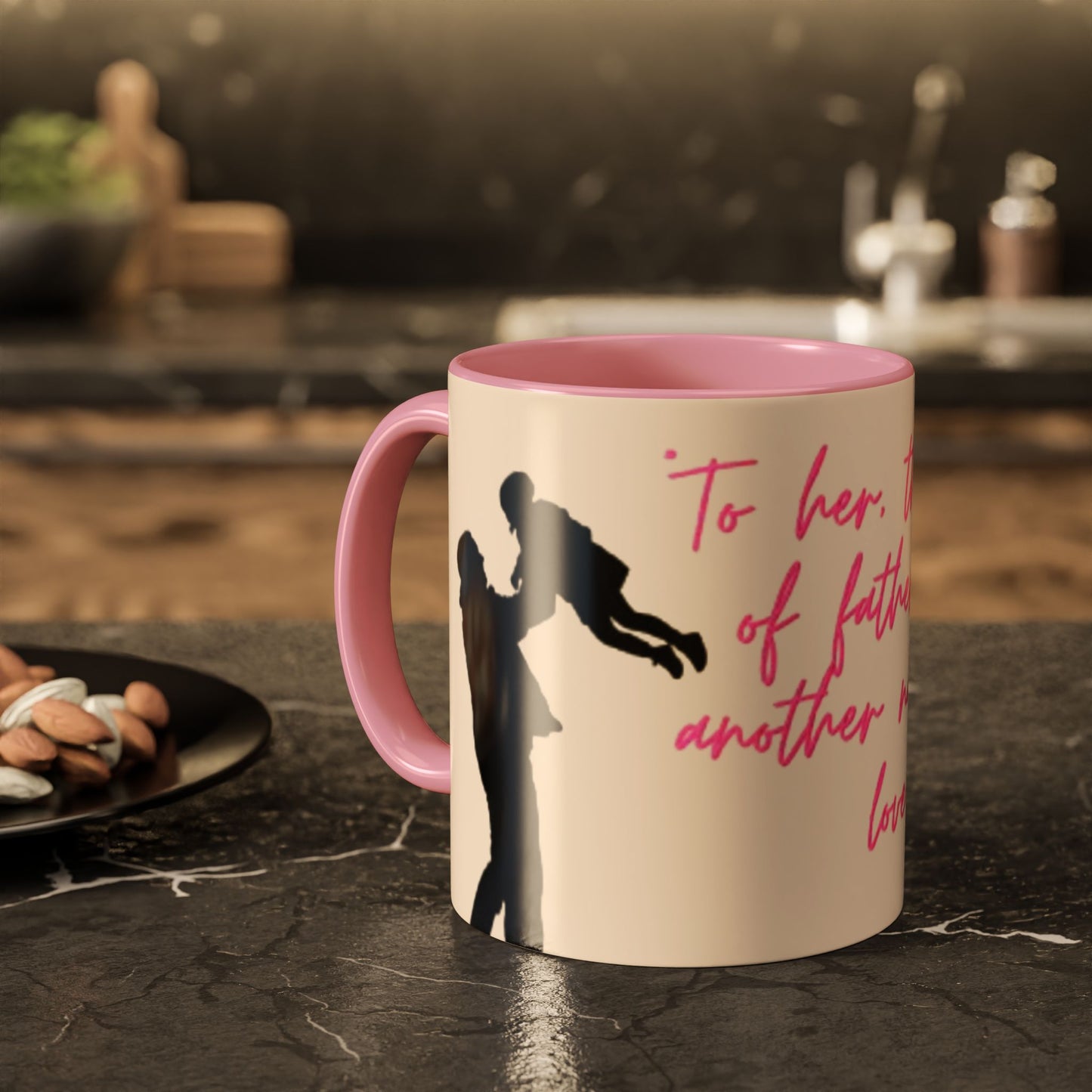 Father's Day Gift Mug, Colorful Inspirational Mug for Dads, Unique Father’s Day Gift, Heartfelt Coffee Cup, Ceramic Tea Mug, Dad Mug with Quote