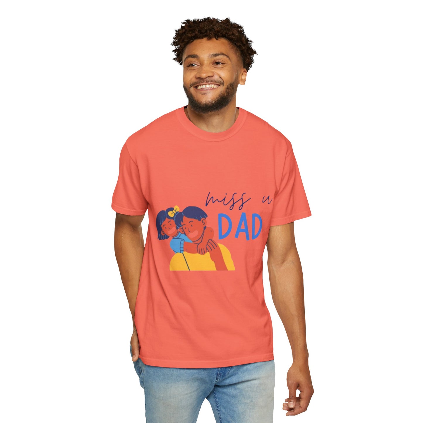 Father's Day T-Shirt, Unisex Garment-Dyed T-Shirt, Gift for Dad, Casual Wear, Family Reunion, Summer Outing, Dad Shirt