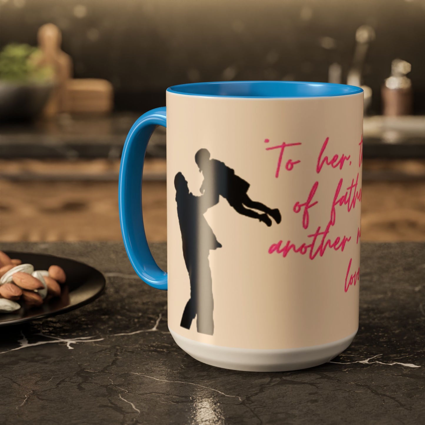Father's Day Gift Mug, Colorful Inspirational Mug for Dads, Unique Father’s Day Gift, Heartfelt Coffee Cup, Ceramic Tea Mug, Dad Mug with Quote