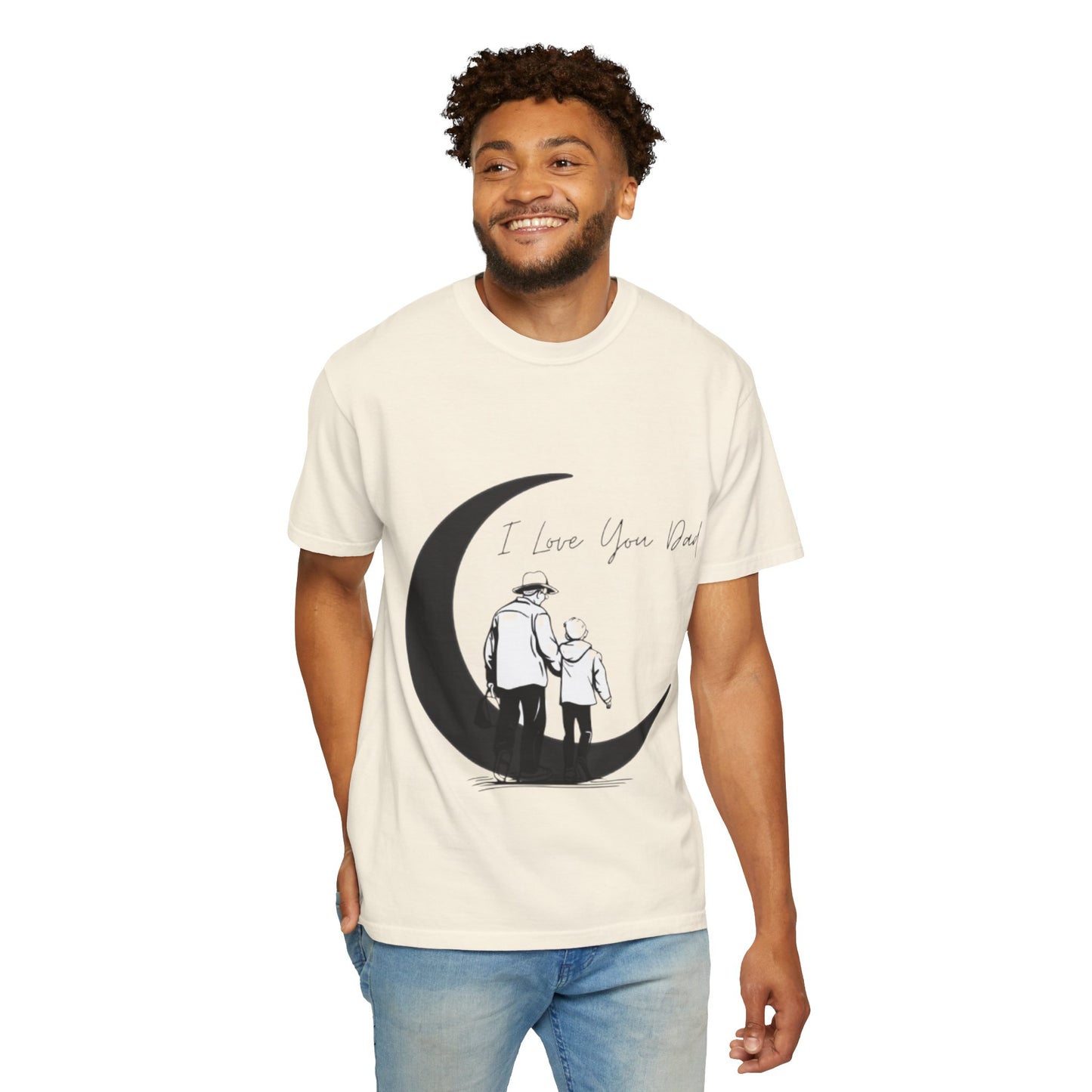 I Love You Dad Unisex T-Shirt | Gift for Father's Day, Dad Birthday Gift, Family Matching Tee, Casual Wear, Love You Dad Tee
