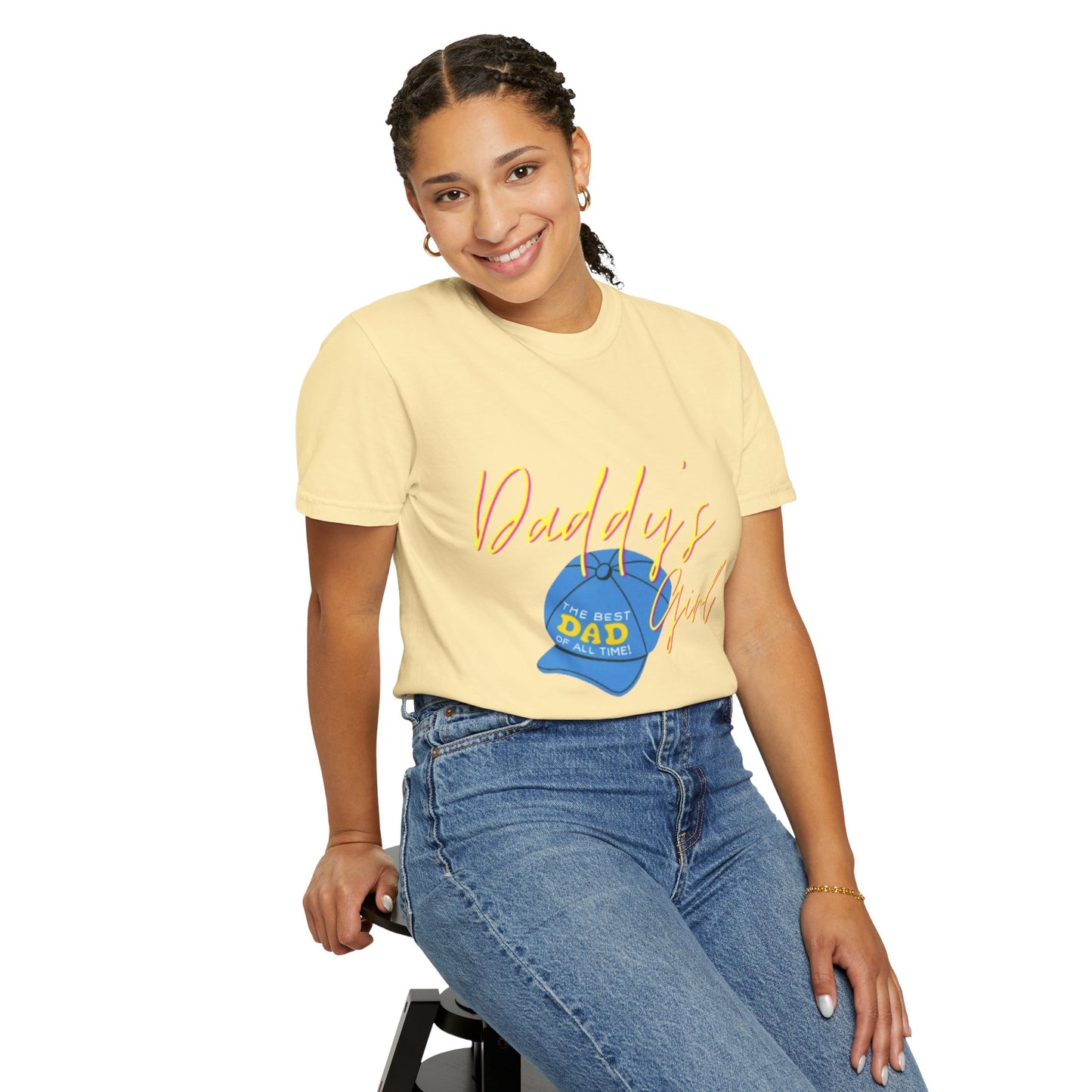 Father's Day Tshirt Gift, Daddy's Girl T-Shirt, Unisex Garment-Dyed Tee, Perfect Gift for Father's Day or Birthday, Trendy Casual Wear, Comfortable Everyday Style