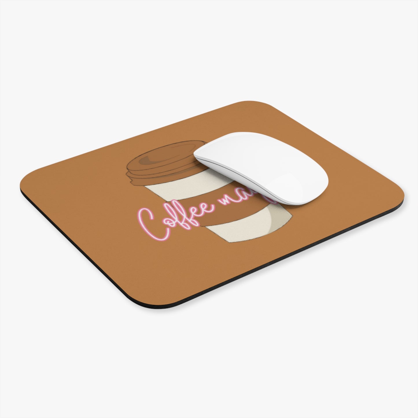 Coffee Maybe? Cute Mouse Pad for Coffee Lovers, Office Gifts, Desk Accessories, Gift for Her, Coffee Shop Decor