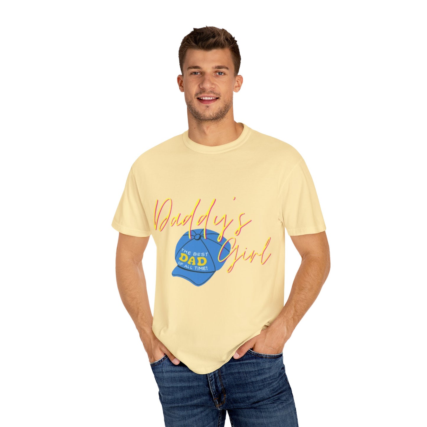 Father's Day Tshirt Gift, Daddy's Girl T-Shirt, Unisex Garment-Dyed Tee, Perfect Gift for Father's Day or Birthday, Trendy Casual Wear, Comfortable Everyday Style