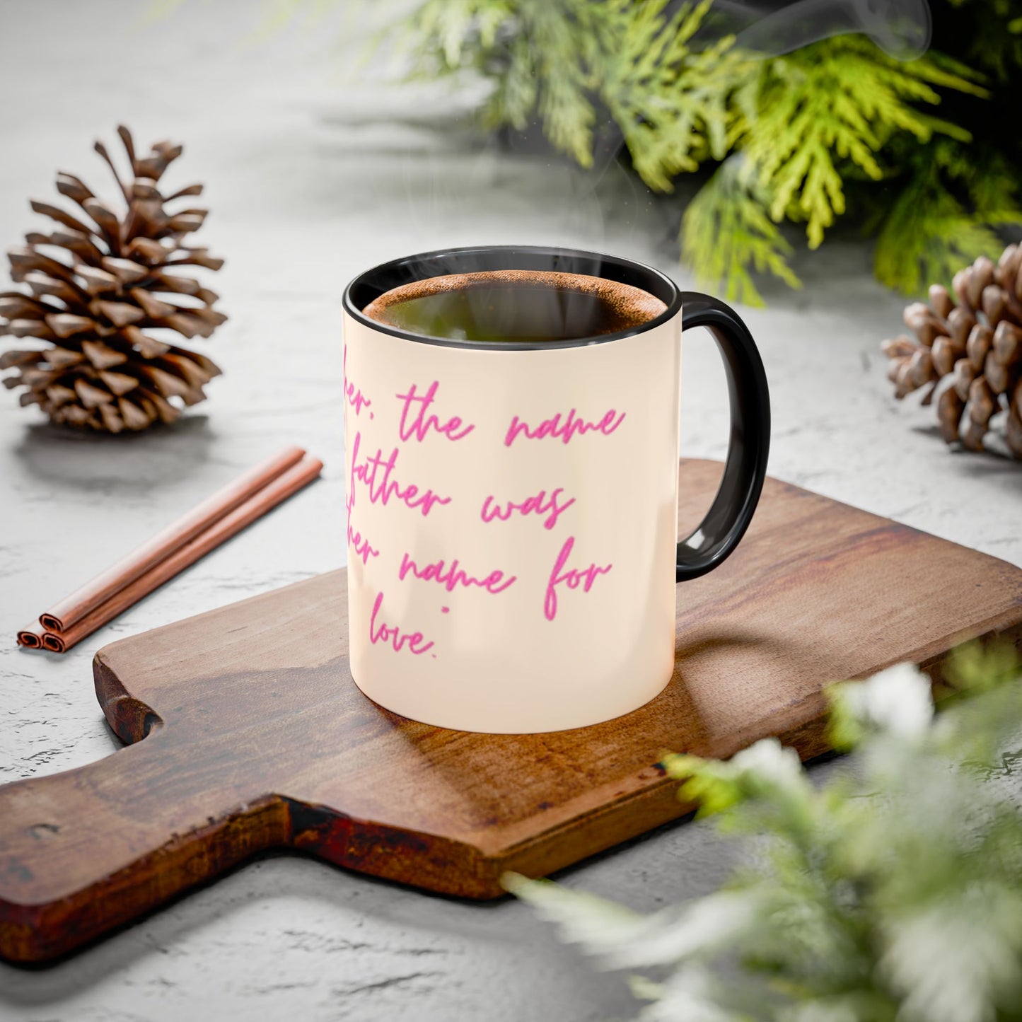 Father's Day Gift Mug, Colorful Inspirational Mug for Dads, Unique Father’s Day Gift, Heartfelt Coffee Cup, Ceramic Tea Mug, Dad Mug with Quote