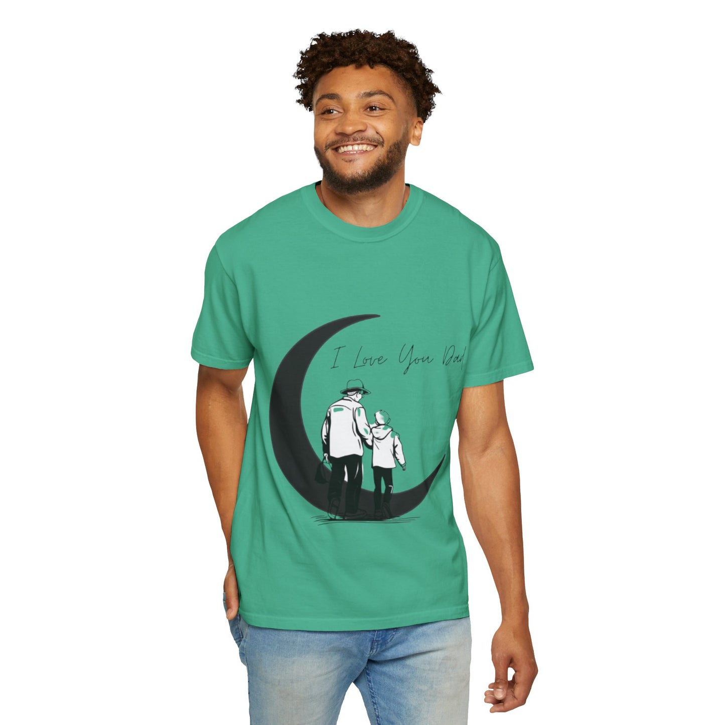 I Love You Dad Unisex T-Shirt | Gift for Father's Day, Dad Birthday Gift, Family Matching Tee, Casual Wear, Love You Dad Tee