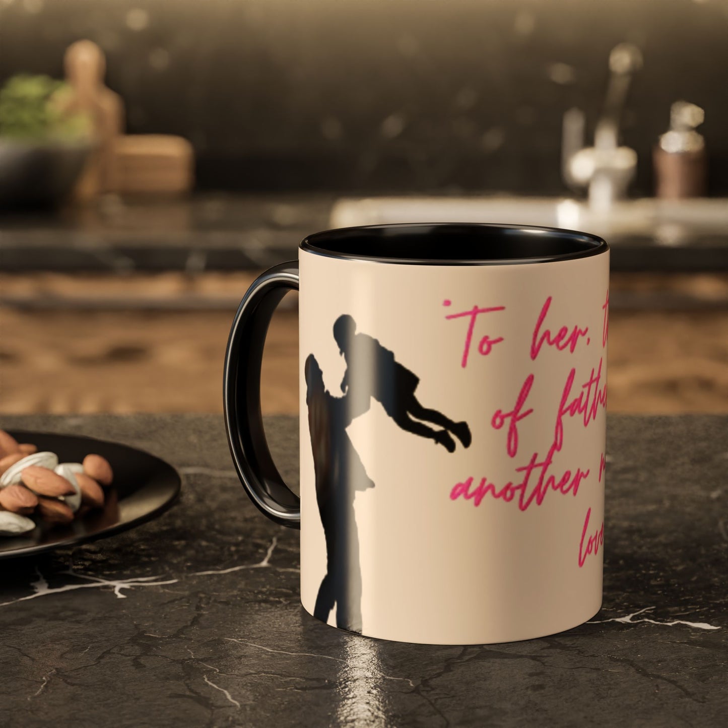 Father's Day Gift Mug, Colorful Inspirational Mug for Dads, Unique Father’s Day Gift, Heartfelt Coffee Cup, Ceramic Tea Mug, Dad Mug with Quote
