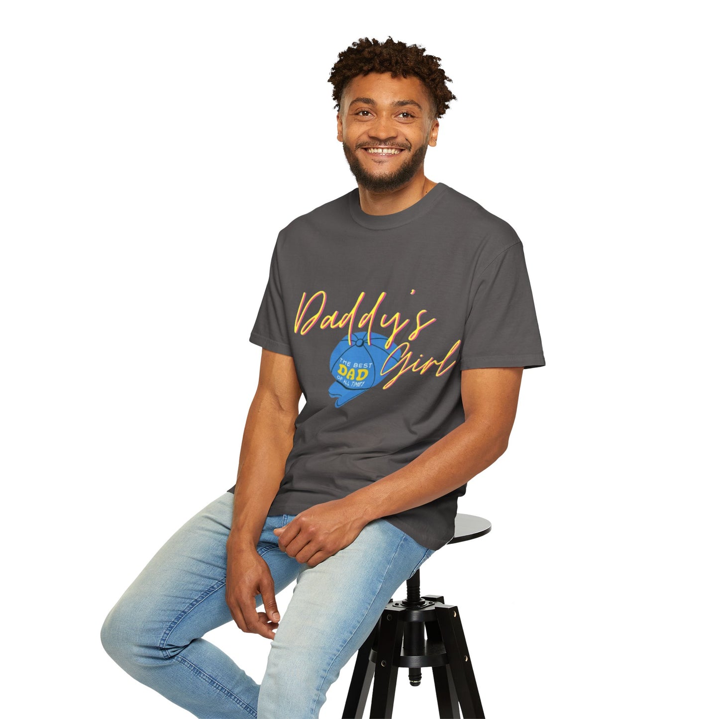 Father's Day Tshirt Gift, Daddy's Girl T-Shirt, Unisex Garment-Dyed Tee, Perfect Gift for Father's Day or Birthday, Trendy Casual Wear, Comfortable Everyday Style