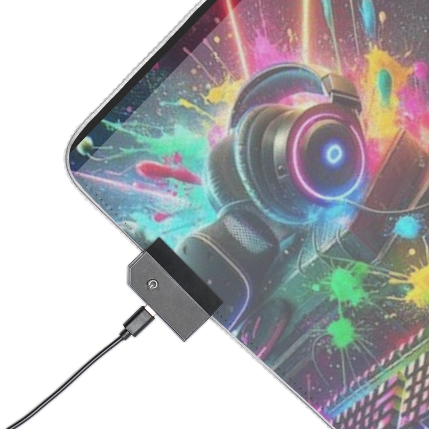 LED Gaming Mouse Pad – RGB Lighted Desk Accessory for Gamers, Ideal for Streams, Gaming Nights, and Office Setup, Gaming Room Decor