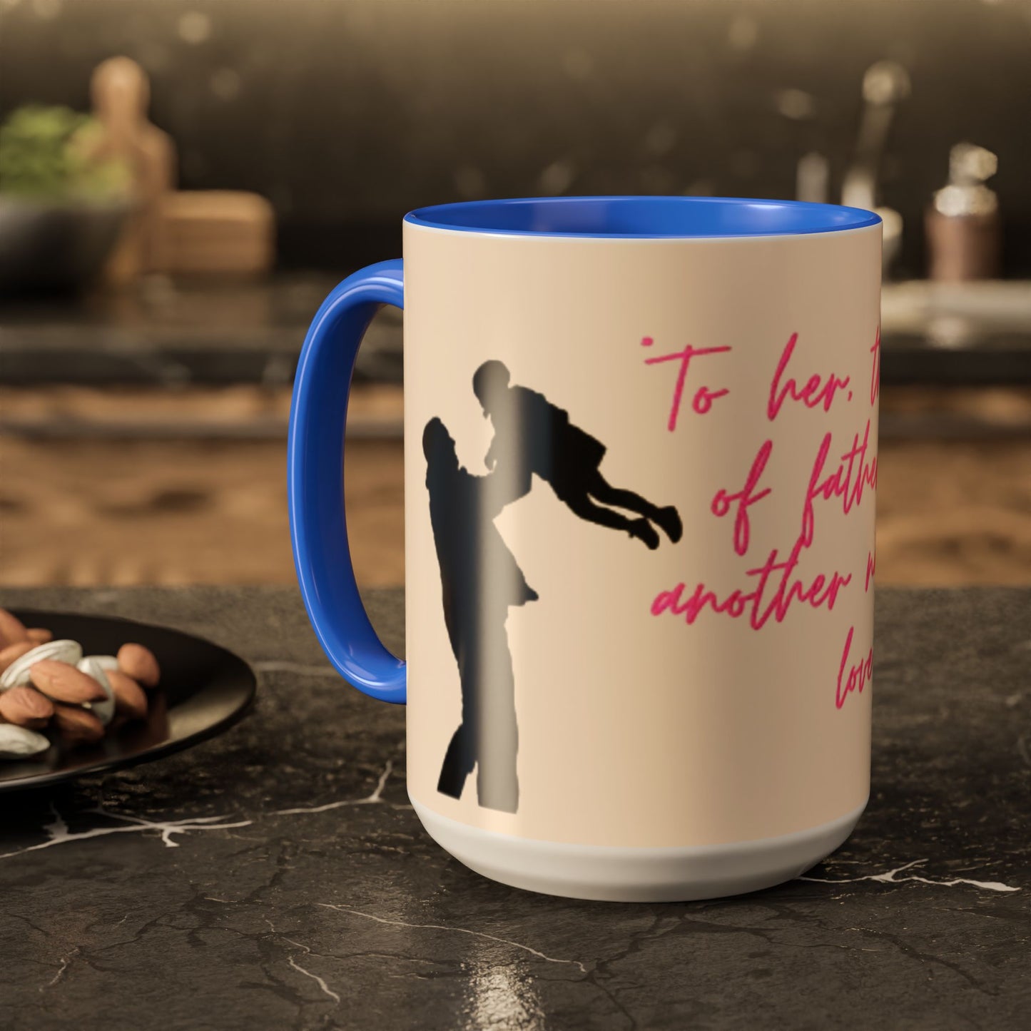 Father's Day Gift Mug, Colorful Inspirational Mug for Dads, Unique Father’s Day Gift, Heartfelt Coffee Cup, Ceramic Tea Mug, Dad Mug with Quote