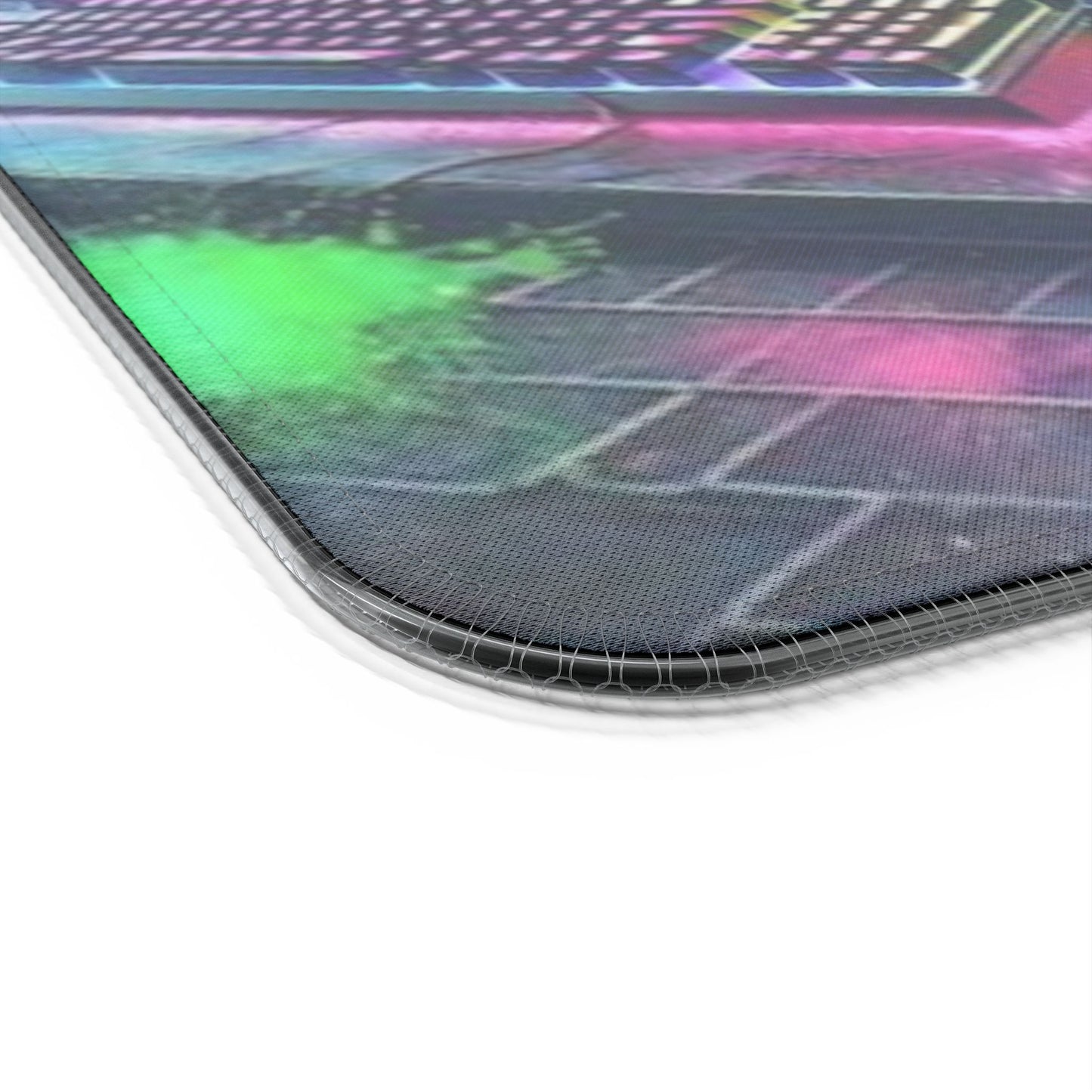 Gaming Mouse Pad with Wireless Charging - RGB Touch, Gaming Desk Accessory, Gamer Gift, LED Pad for Setup