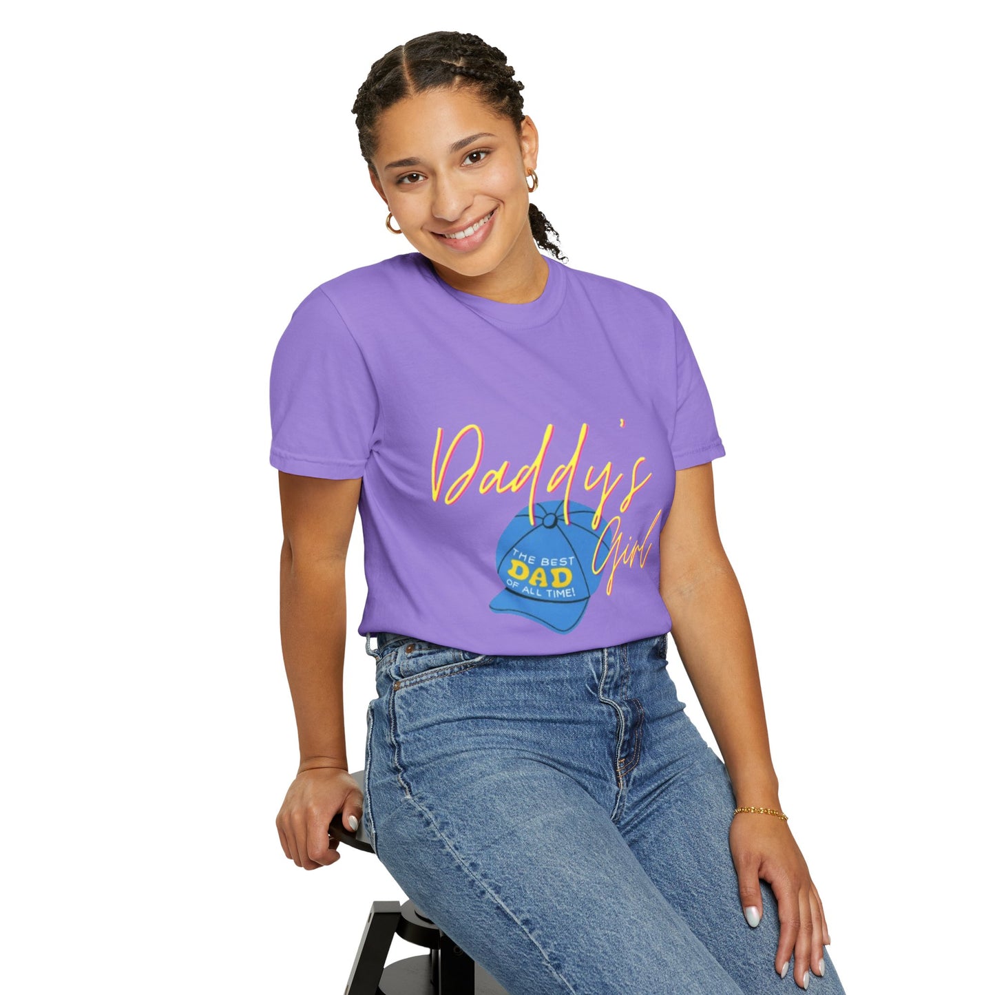 Father's Day Tshirt Gift, Daddy's Girl T-Shirt, Unisex Garment-Dyed Tee, Perfect Gift for Father's Day or Birthday, Trendy Casual Wear, Comfortable Everyday Style