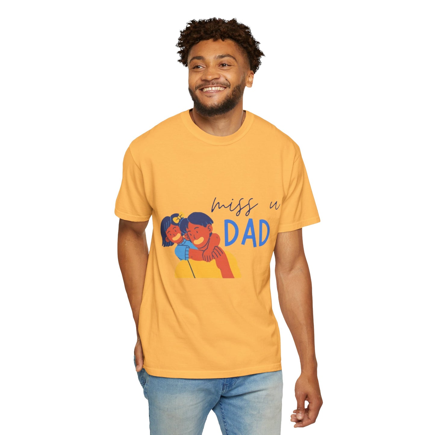 Father's Day T-Shirt, Unisex Garment-Dyed T-Shirt, Gift for Dad, Casual Wear, Family Reunion, Summer Outing, Dad Shirt