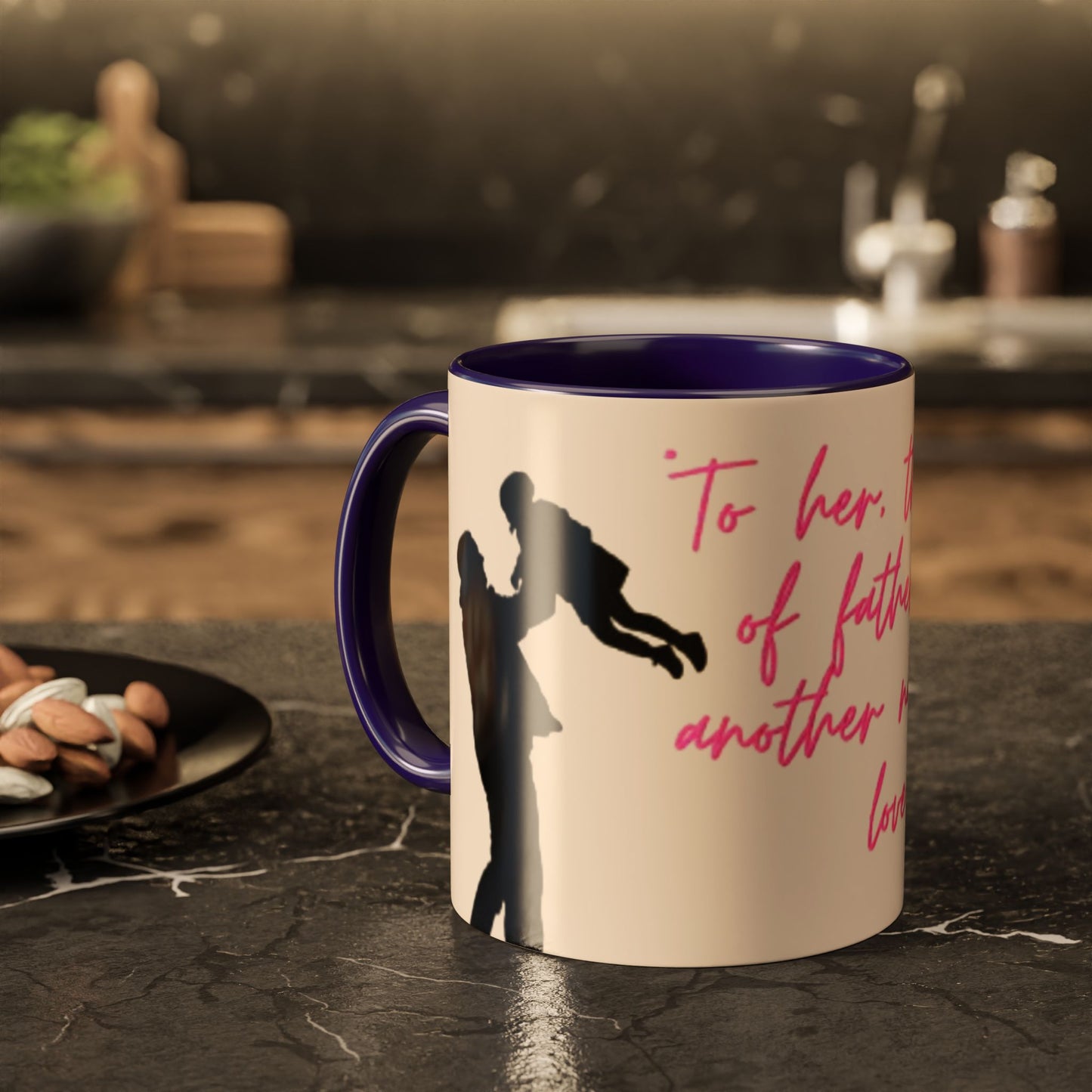 Father's Day Gift Mug, Colorful Inspirational Mug for Dads, Unique Father’s Day Gift, Heartfelt Coffee Cup, Ceramic Tea Mug, Dad Mug with Quote