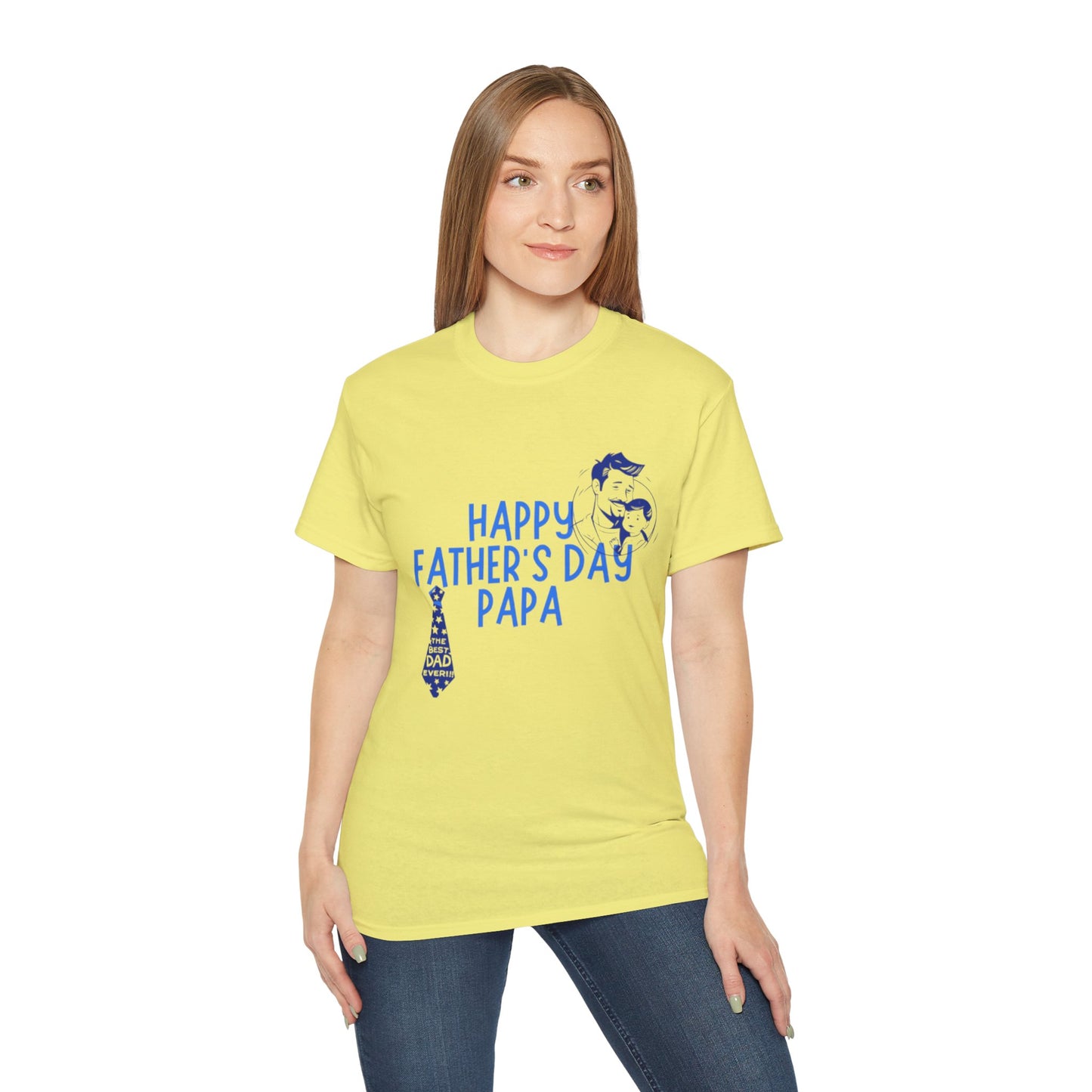 Happy Father's Day Unisex Tee, Casual Gift Shirt, Dad Appreciation Tee, Father's Day T-Shirt, Unique Dad Gift