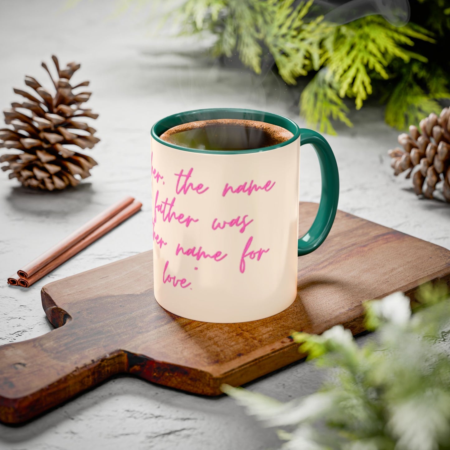 Father's Day Gift Mug, Colorful Inspirational Mug for Dads, Unique Father’s Day Gift, Heartfelt Coffee Cup, Ceramic Tea Mug, Dad Mug with Quote