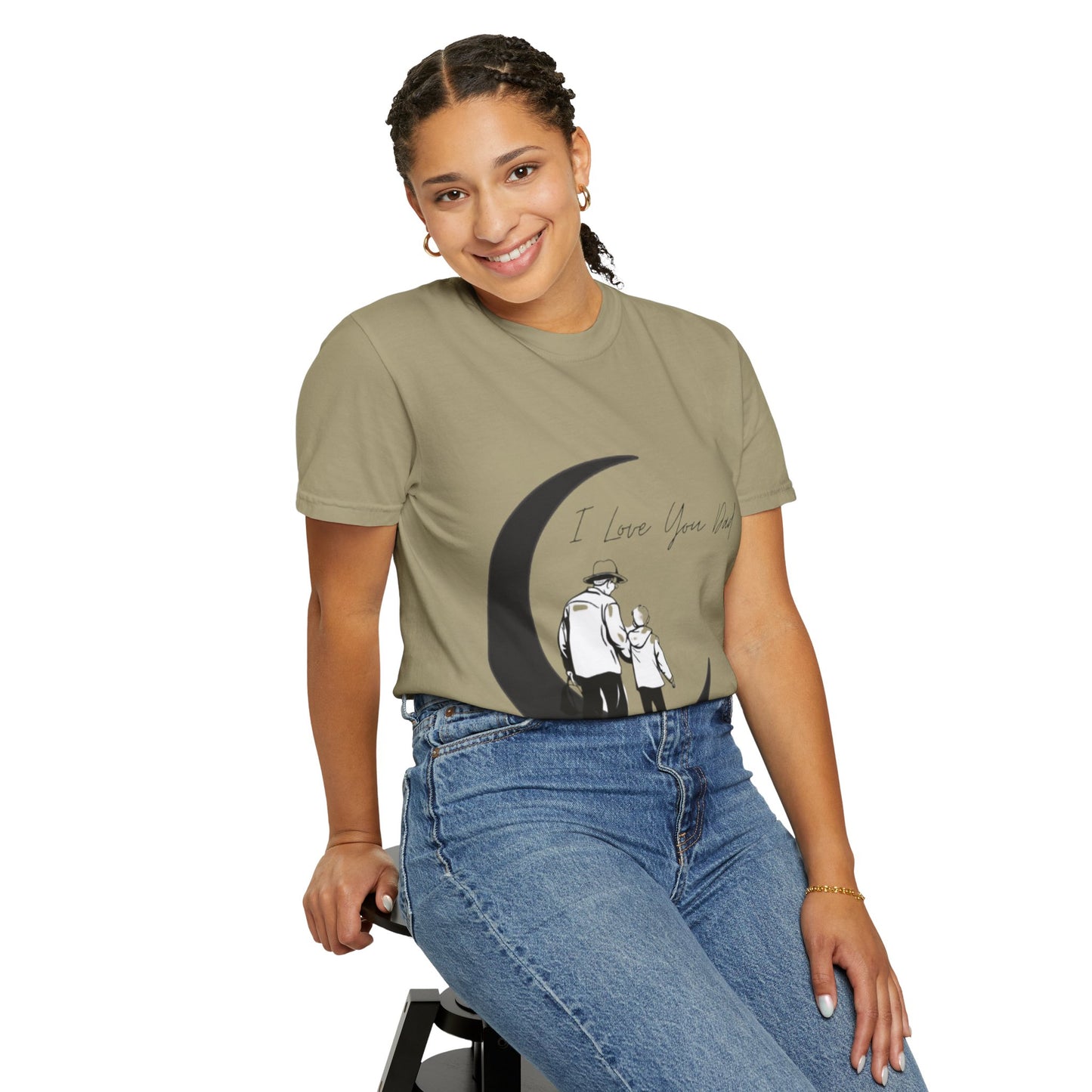I Love You Dad Unisex T-Shirt | Gift for Father's Day, Dad Birthday Gift, Family Matching Tee, Casual Wear, Love You Dad Tee