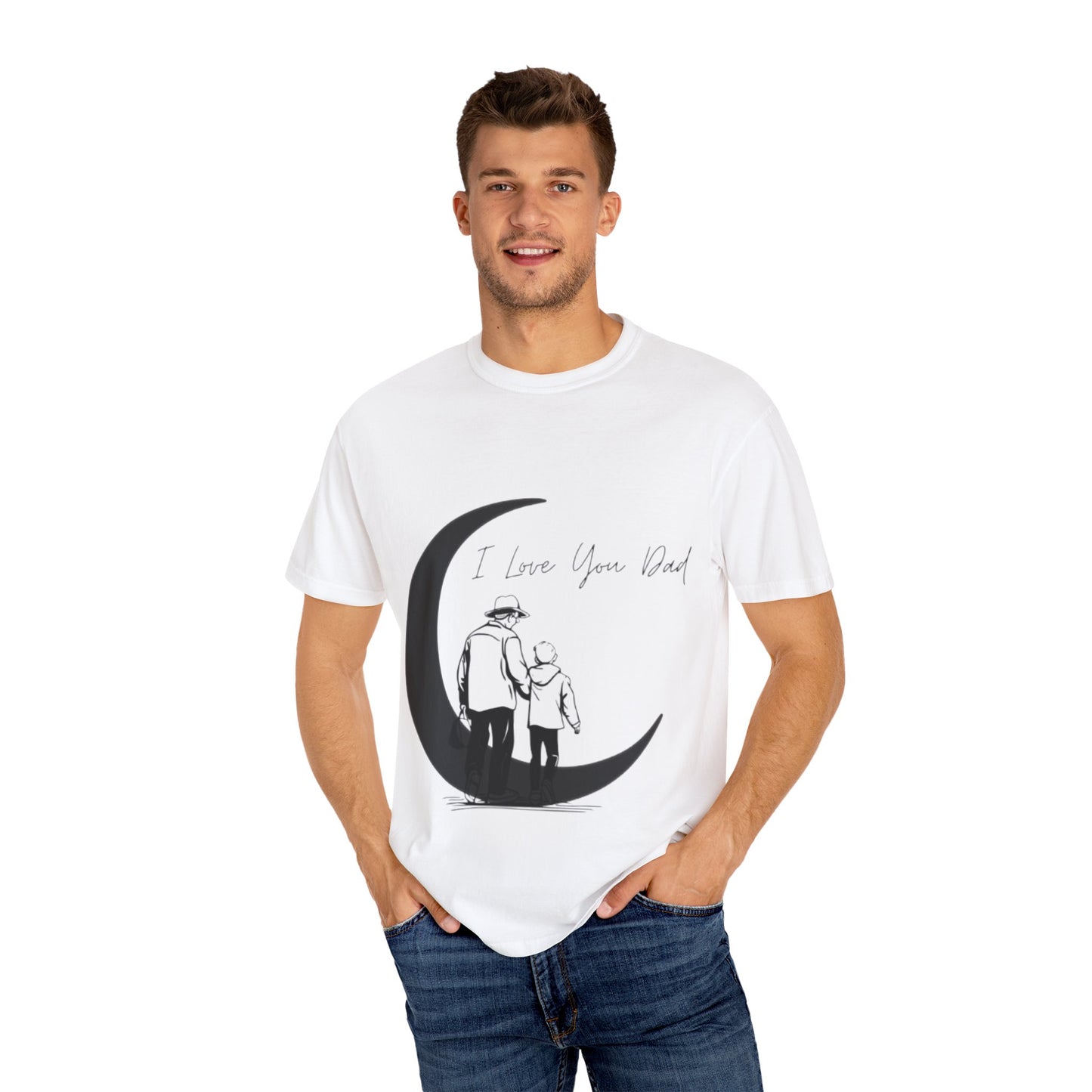 I Love You Dad Unisex T-Shirt | Gift for Father's Day, Dad Birthday Gift, Family Matching Tee, Casual Wear, Love You Dad Tee