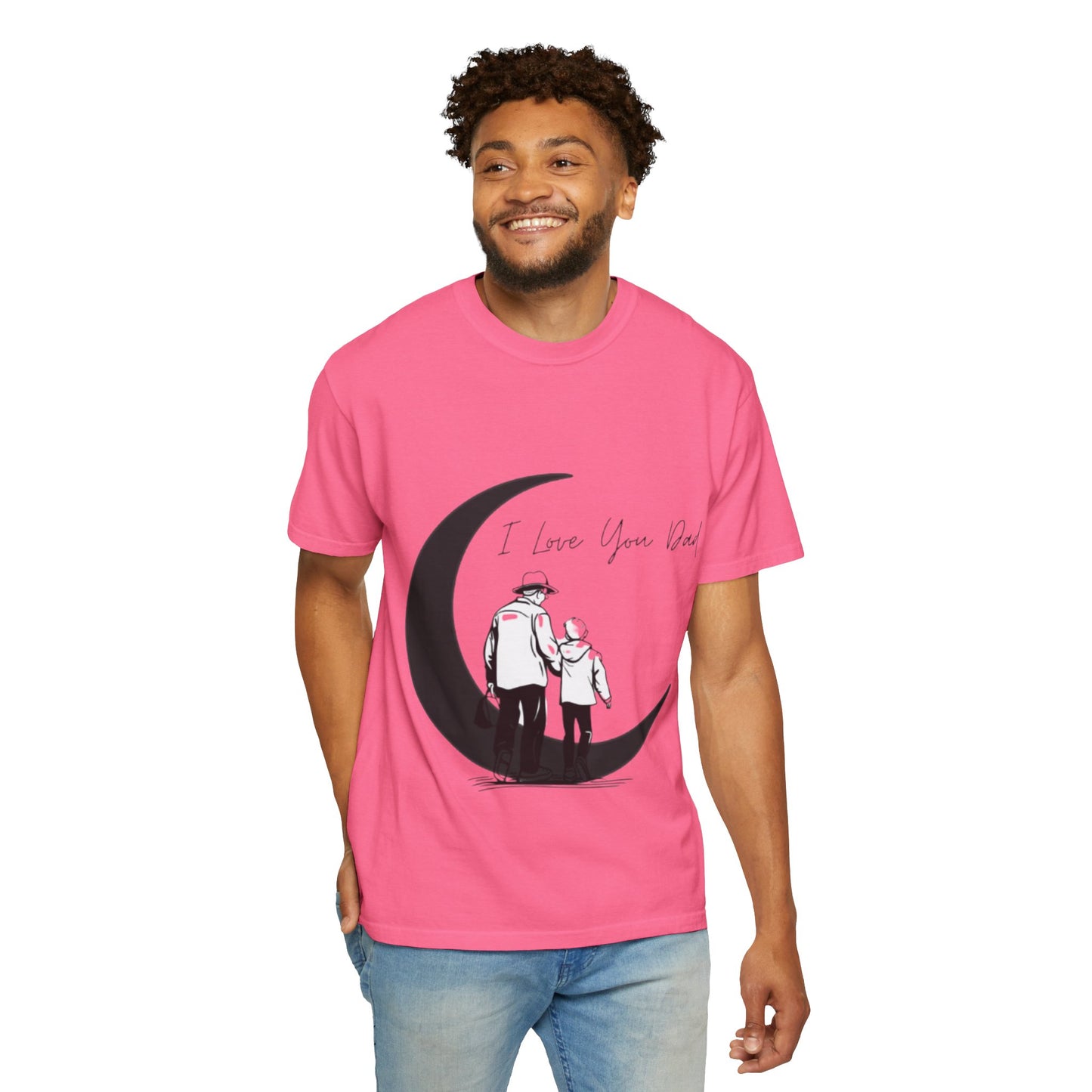 I Love You Dad Unisex T-Shirt | Gift for Father's Day, Dad Birthday Gift, Family Matching Tee, Casual Wear, Love You Dad Tee