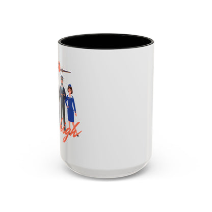 Pilot-Themed Accent Coffee Mug - Perfect Gift for Aviation Enthusiasts