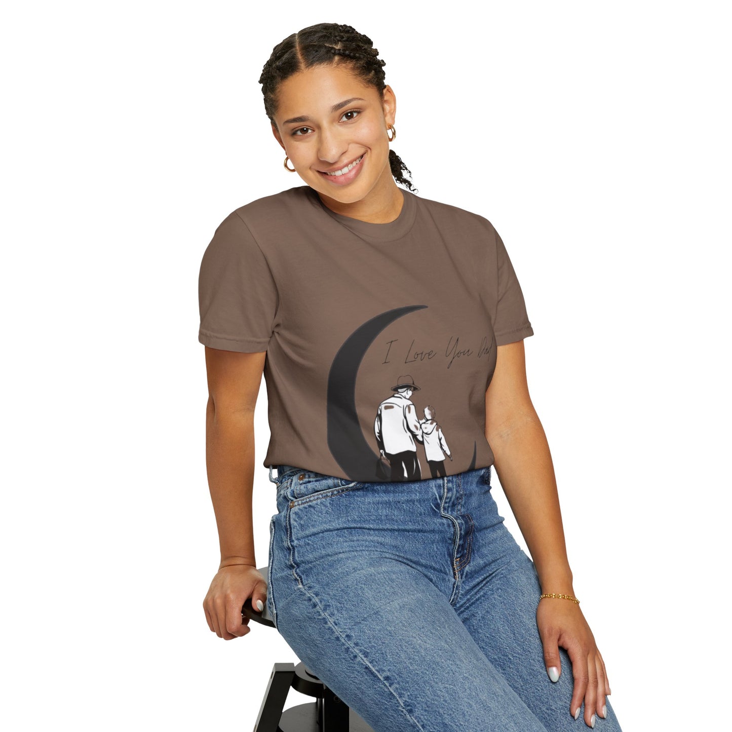 I Love You Dad Unisex T-Shirt | Gift for Father's Day, Dad Birthday Gift, Family Matching Tee, Casual Wear, Love You Dad Tee