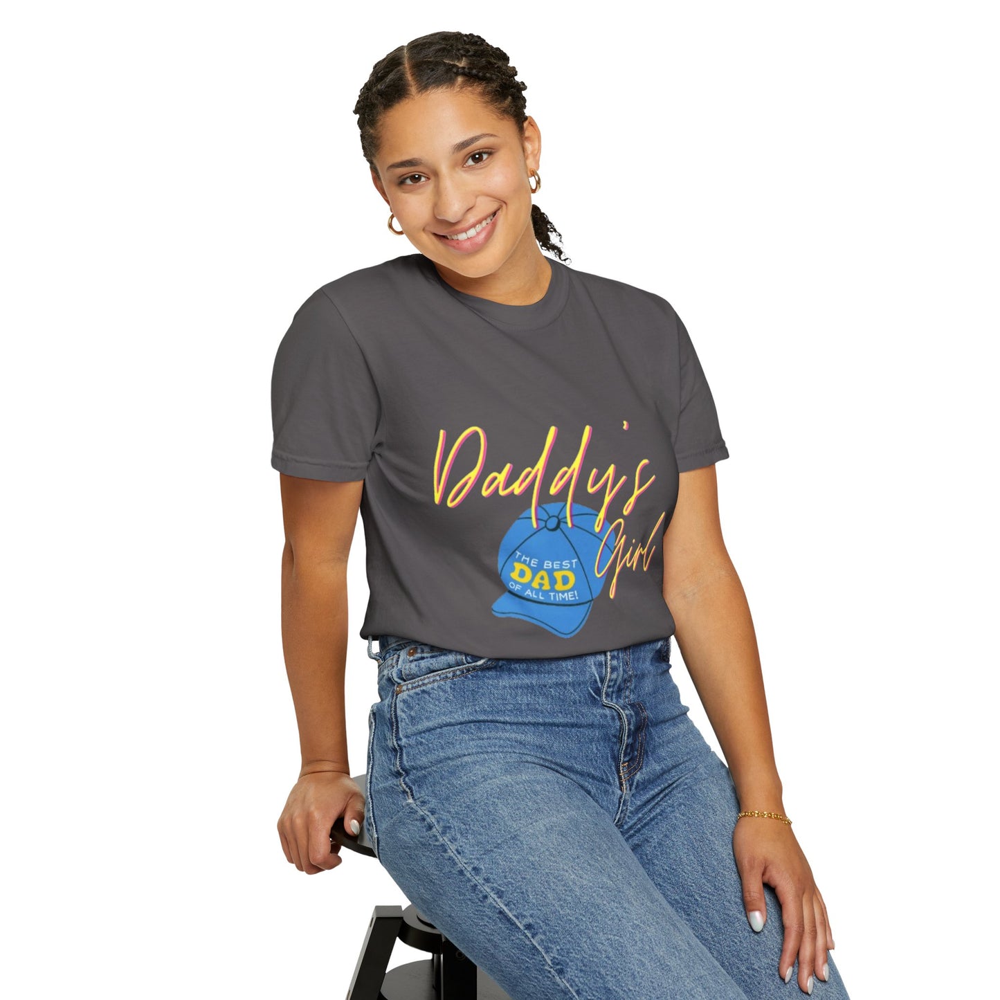 Father's Day Tshirt Gift, Daddy's Girl T-Shirt, Unisex Garment-Dyed Tee, Perfect Gift for Father's Day or Birthday, Trendy Casual Wear, Comfortable Everyday Style