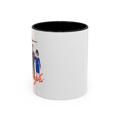 Pilot-Themed Accent Coffee Mug - Perfect Gift for Aviation Enthusiasts