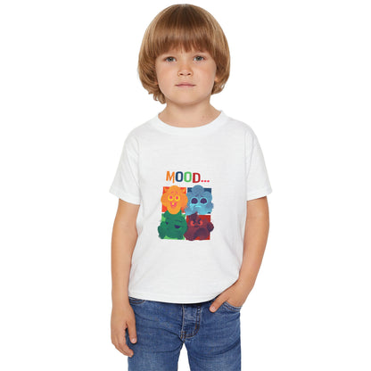 Mood Toddler T-Shirt | Cute Kids Shirt, Fun Gift for Toddlers, Playtime Shirt, Birthday Gift, Colorful Kids Tee