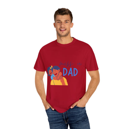 Father's Day T-Shirt, Unisex Garment-Dyed T-Shirt, Gift for Dad, Casual Wear, Family Reunion, Summer Outing, Dad Shirt