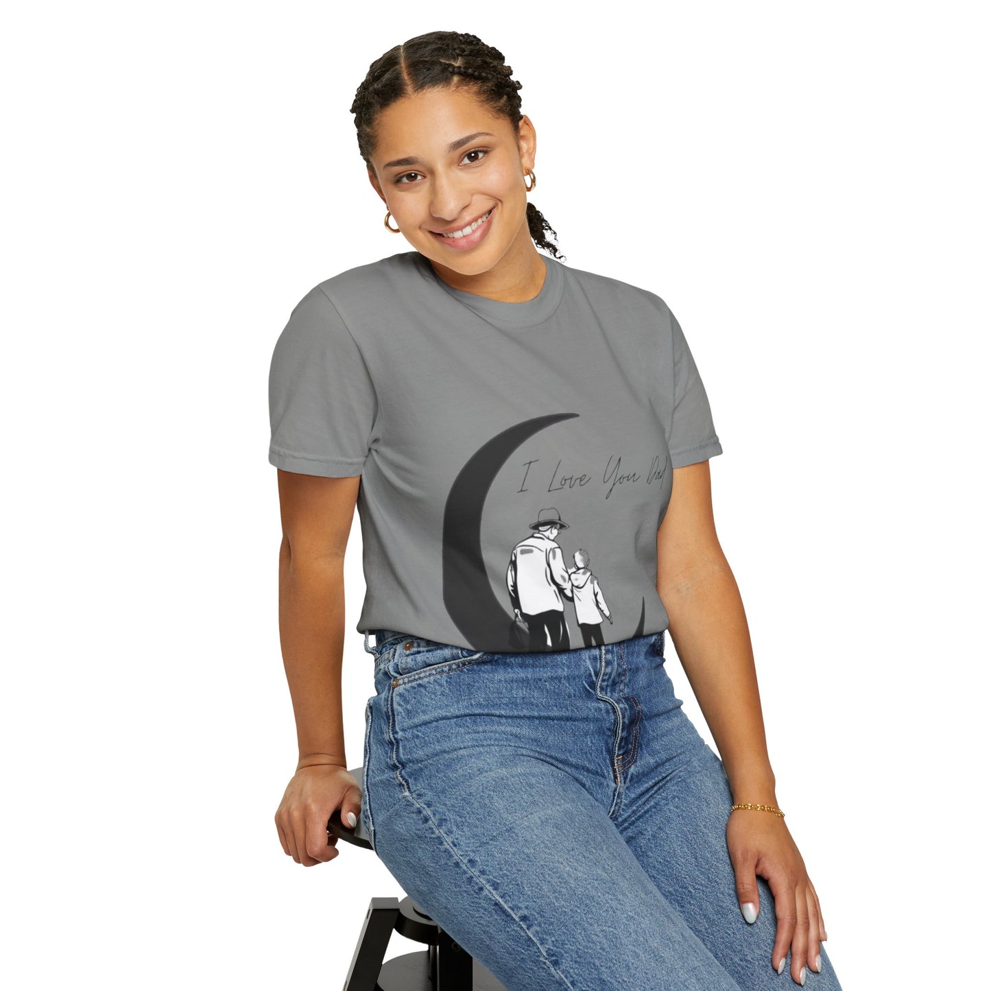 I Love You Dad Unisex T-Shirt | Gift for Father's Day, Dad Birthday Gift, Family Matching Tee, Casual Wear, Love You Dad Tee
