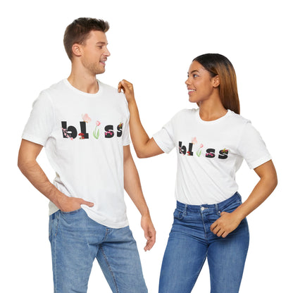 Bliss Floral Unisex Jersey Tee - Perfect for Relaxation and Casual Outings