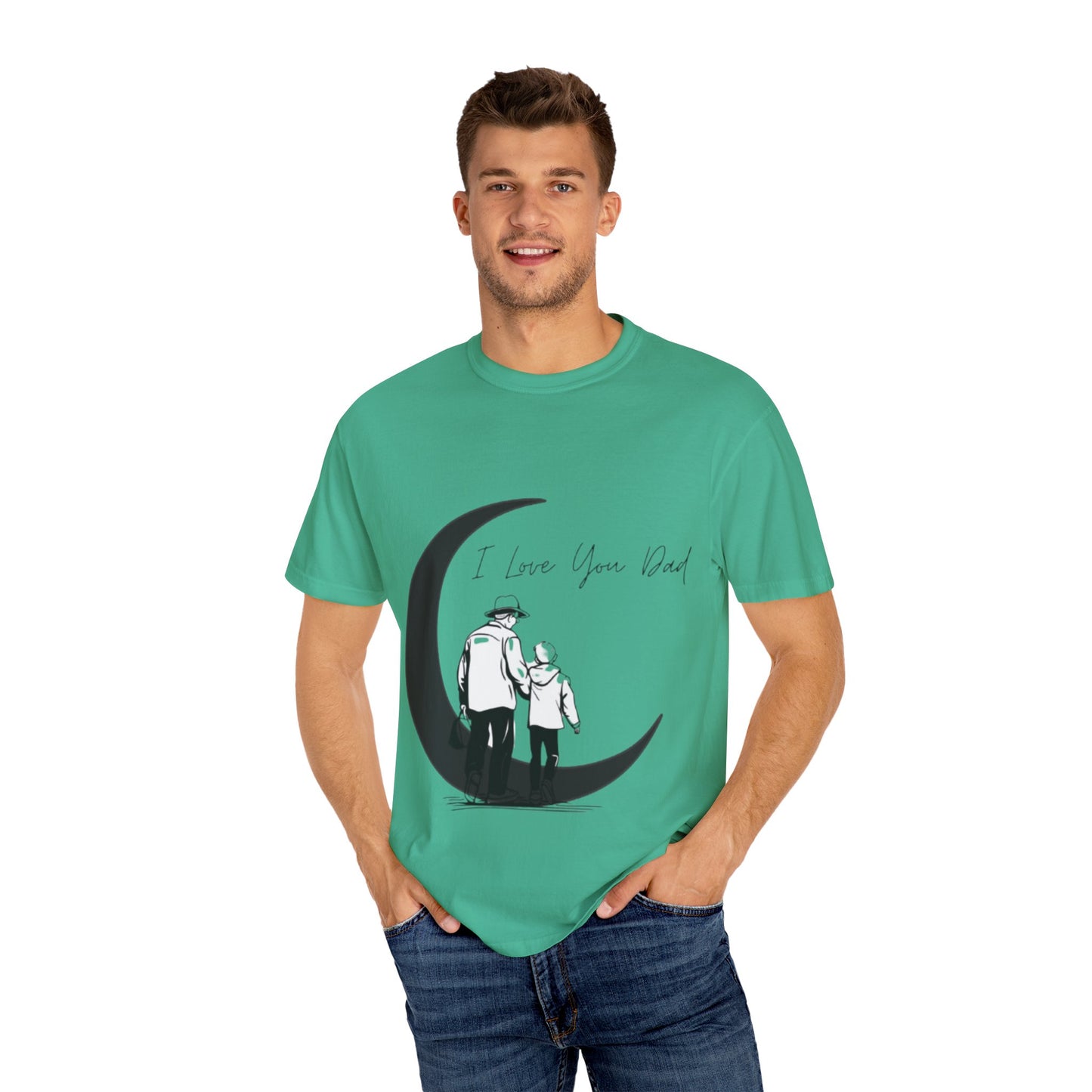 I Love You Dad Unisex T-Shirt | Gift for Father's Day, Dad Birthday Gift, Family Matching Tee, Casual Wear, Love You Dad Tee