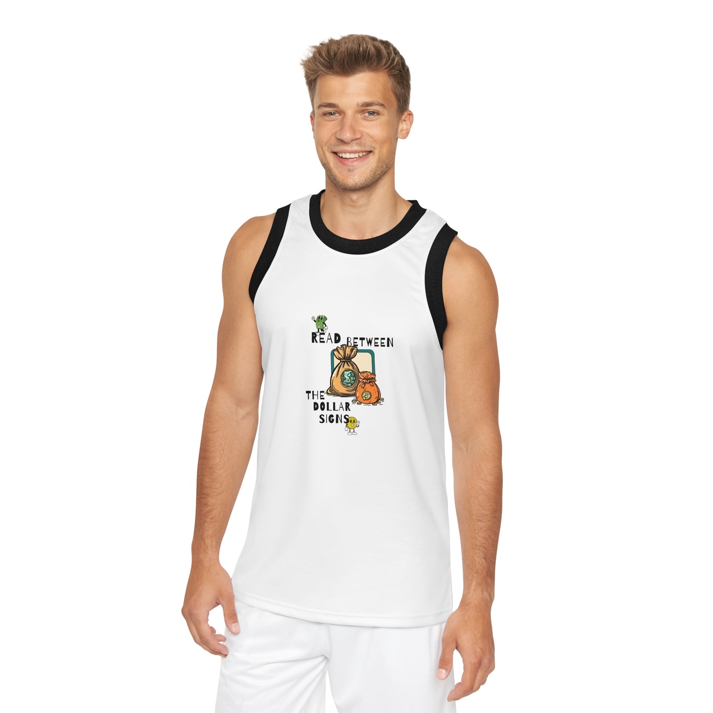 Unisex Basketball Jersey with Dollar Signs Design, Sporty Tank Top, Athletic Apparel, Streetwear Top, Perfect for Game Day, Gift for [...]