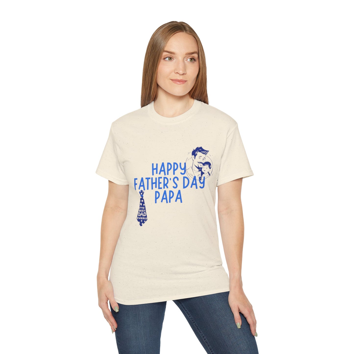 Happy Father's Day Unisex Tee, Casual Gift Shirt, Dad Appreciation Tee, Father's Day T-Shirt, Unique Dad Gift