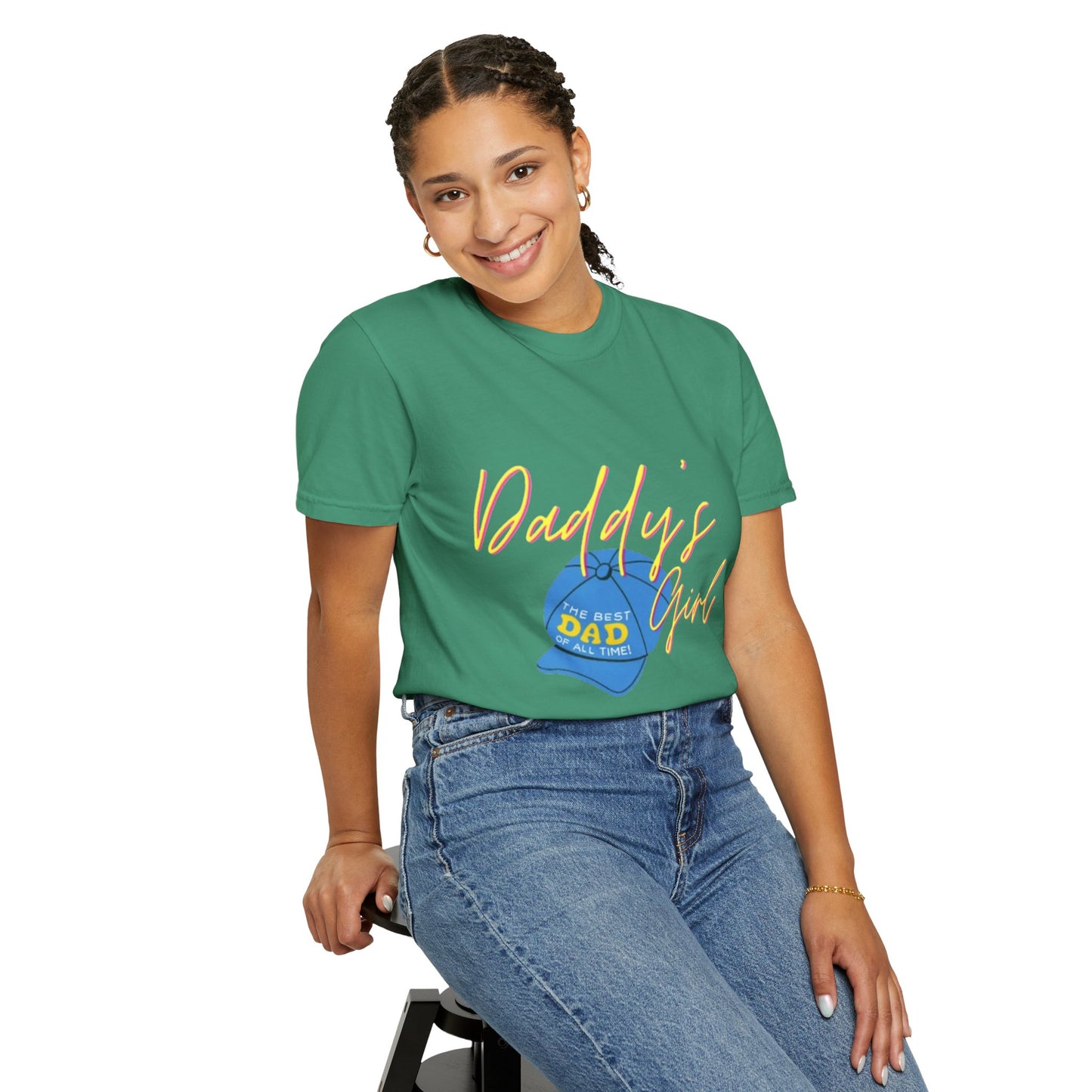 Father's Day Tshirt Gift, Daddy's Girl T-Shirt, Unisex Garment-Dyed Tee, Perfect Gift for Father's Day or Birthday, Trendy Casual Wear, Comfortable Everyday Style